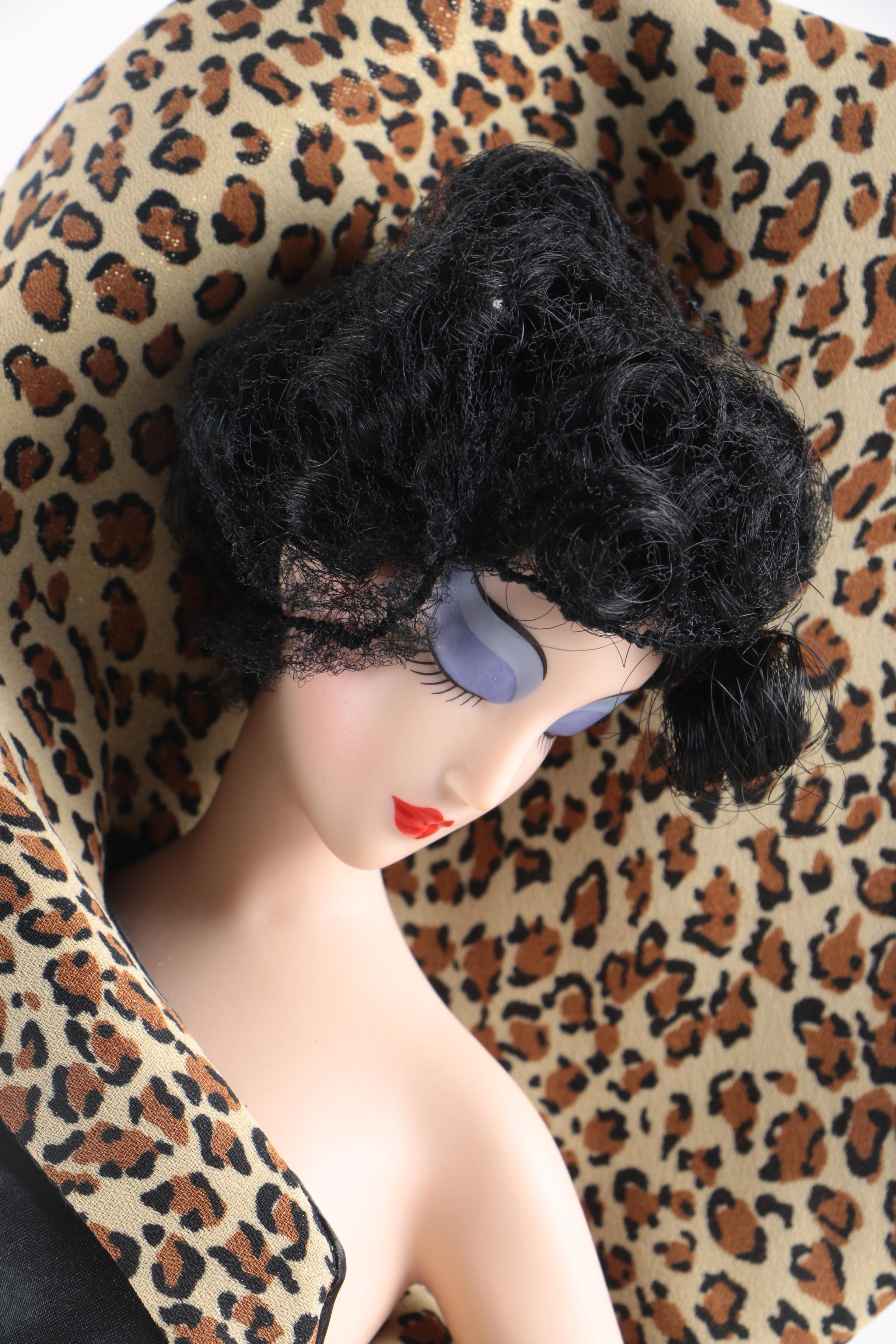 Franklin Mint Erté "Symphony in Black" and Heirloom "Panther"