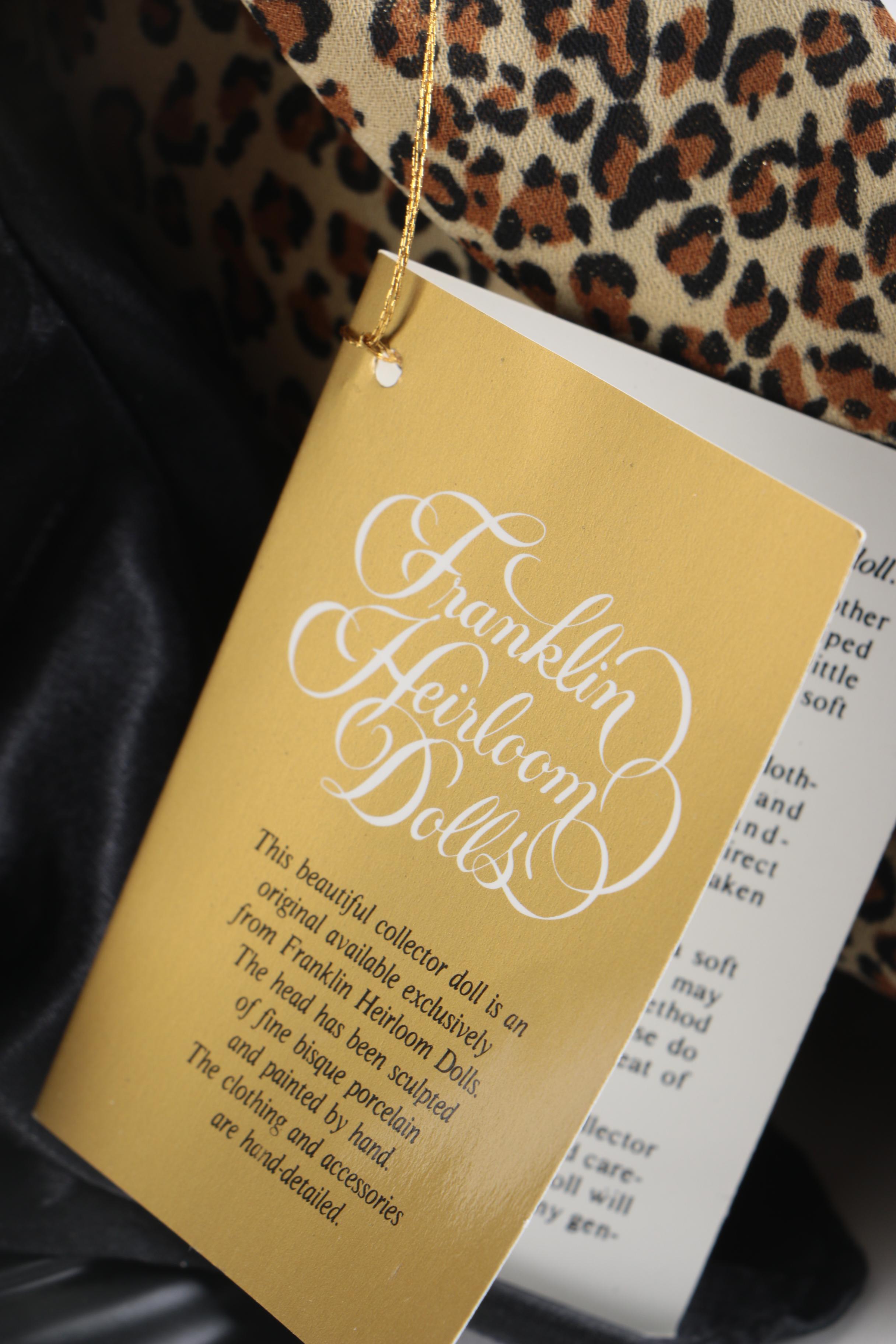 Franklin Mint Erté "Symphony in Black" and Heirloom "Panther"