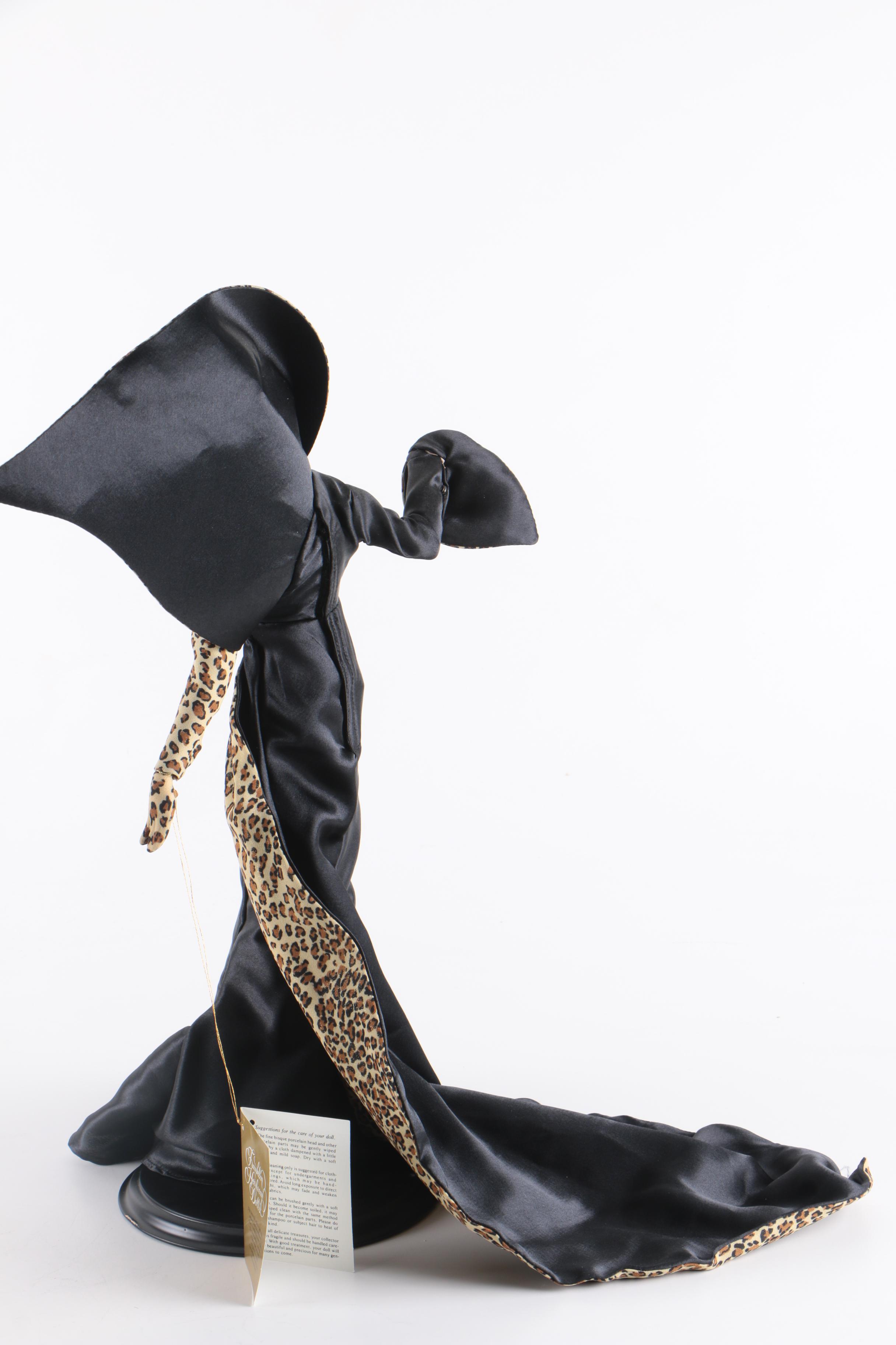 Franklin Mint Erté "Symphony in Black" and Heirloom "Panther"