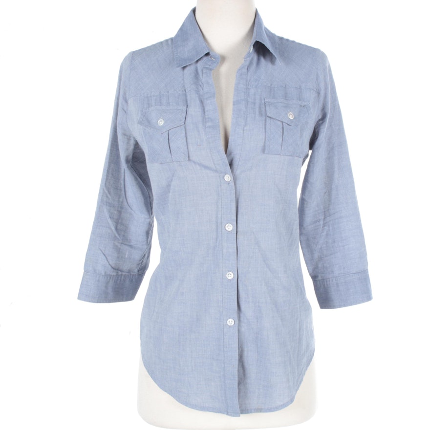 Women's Elizabeth & James Chambray Button-Down Shirt