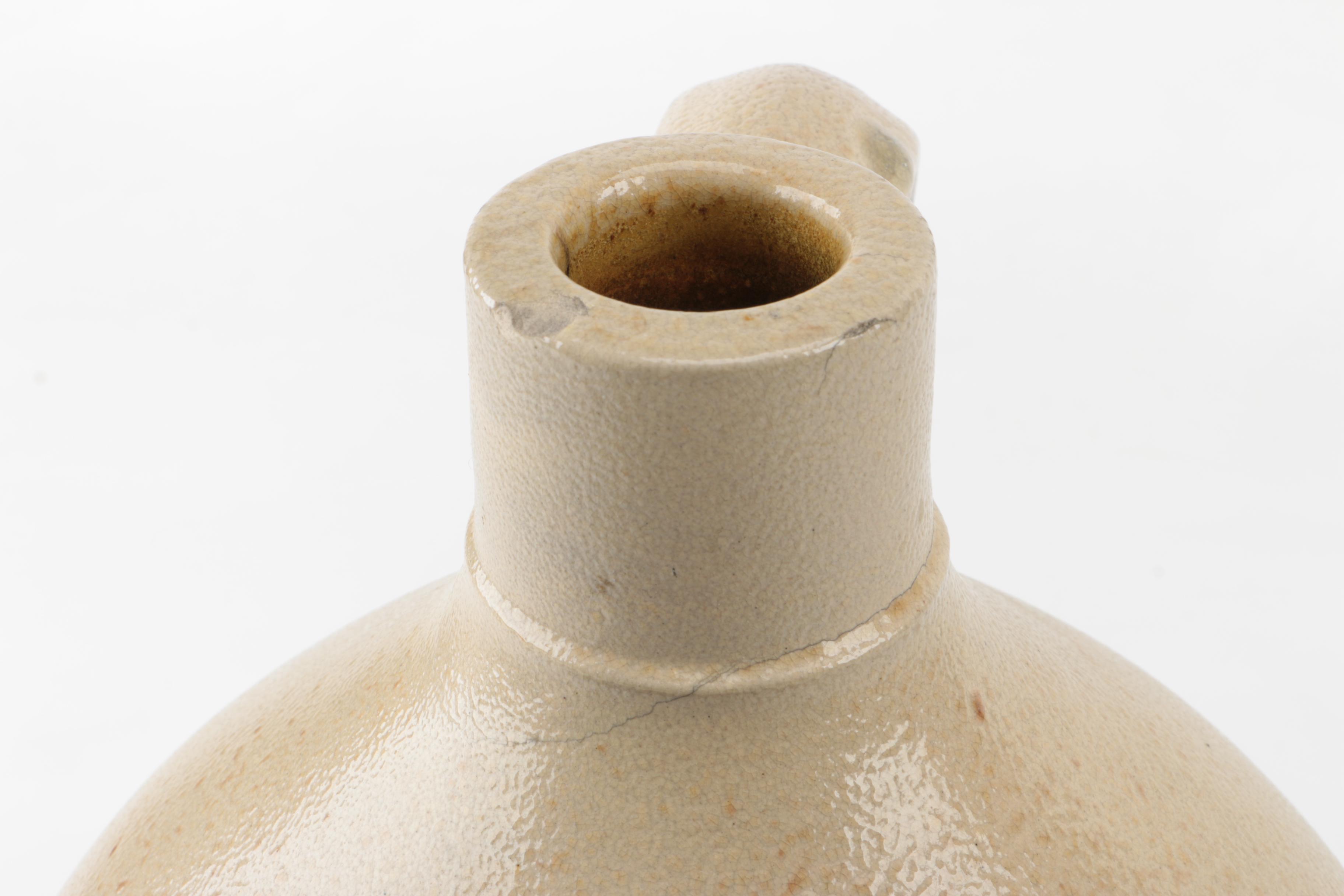 Antique Salt-Glazed Stoneware Jug