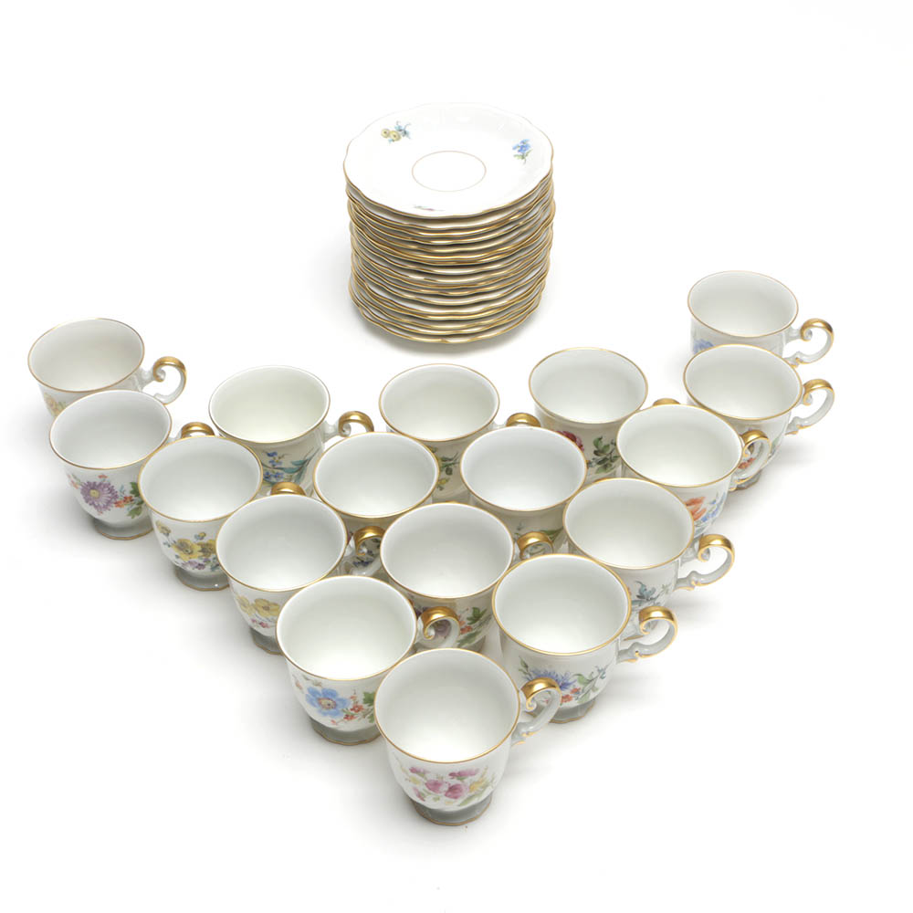 Hutschenreuther Demitasse Cups and Saucers