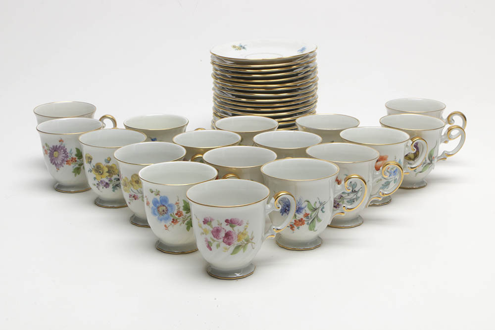 Hutschenreuther Demitasse Cups and Saucers