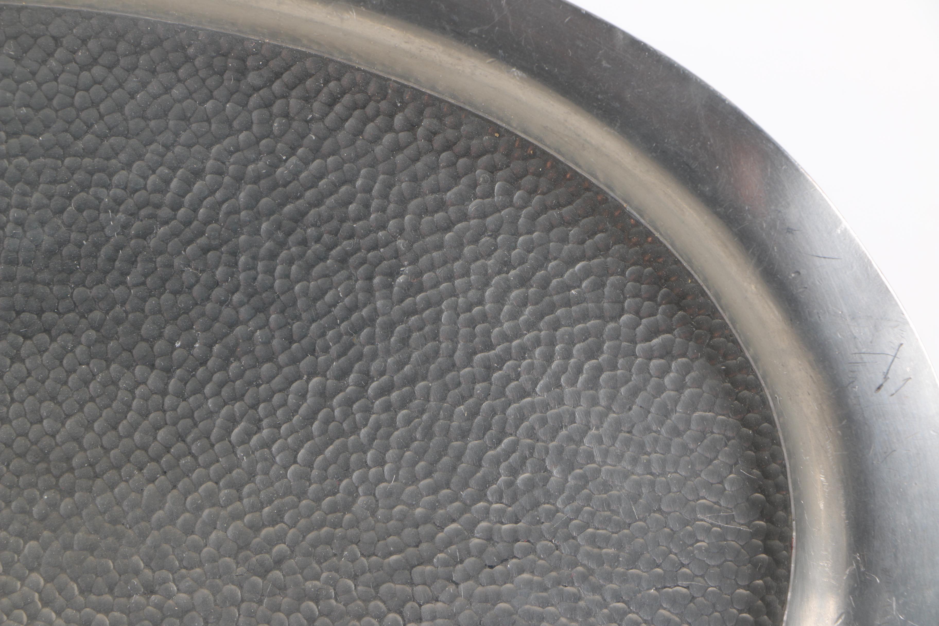 Hammered Indonesian Pewter Tea Service