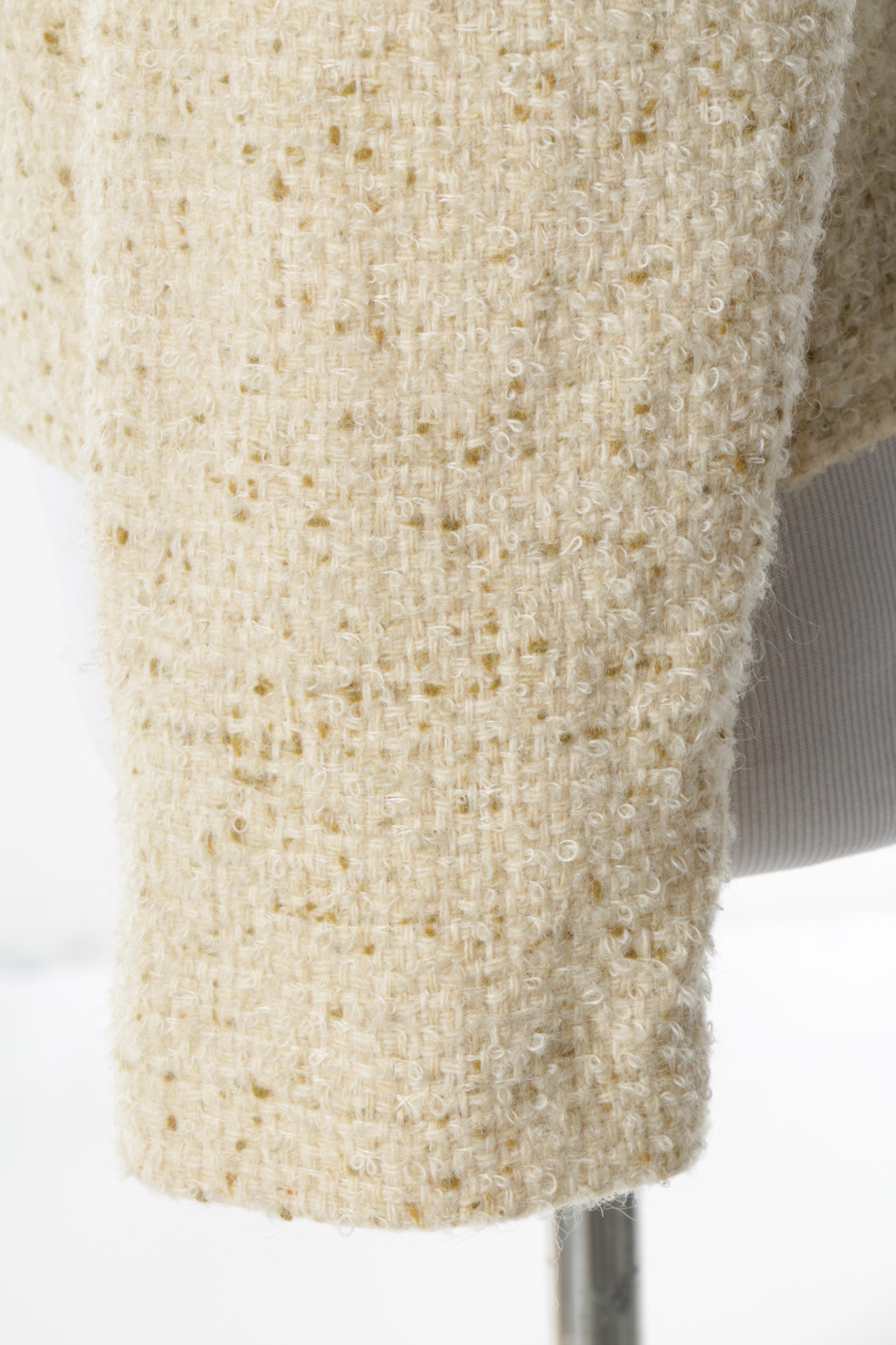 Vintage Saks Fifth Avenue Yellow Tweed Jacket