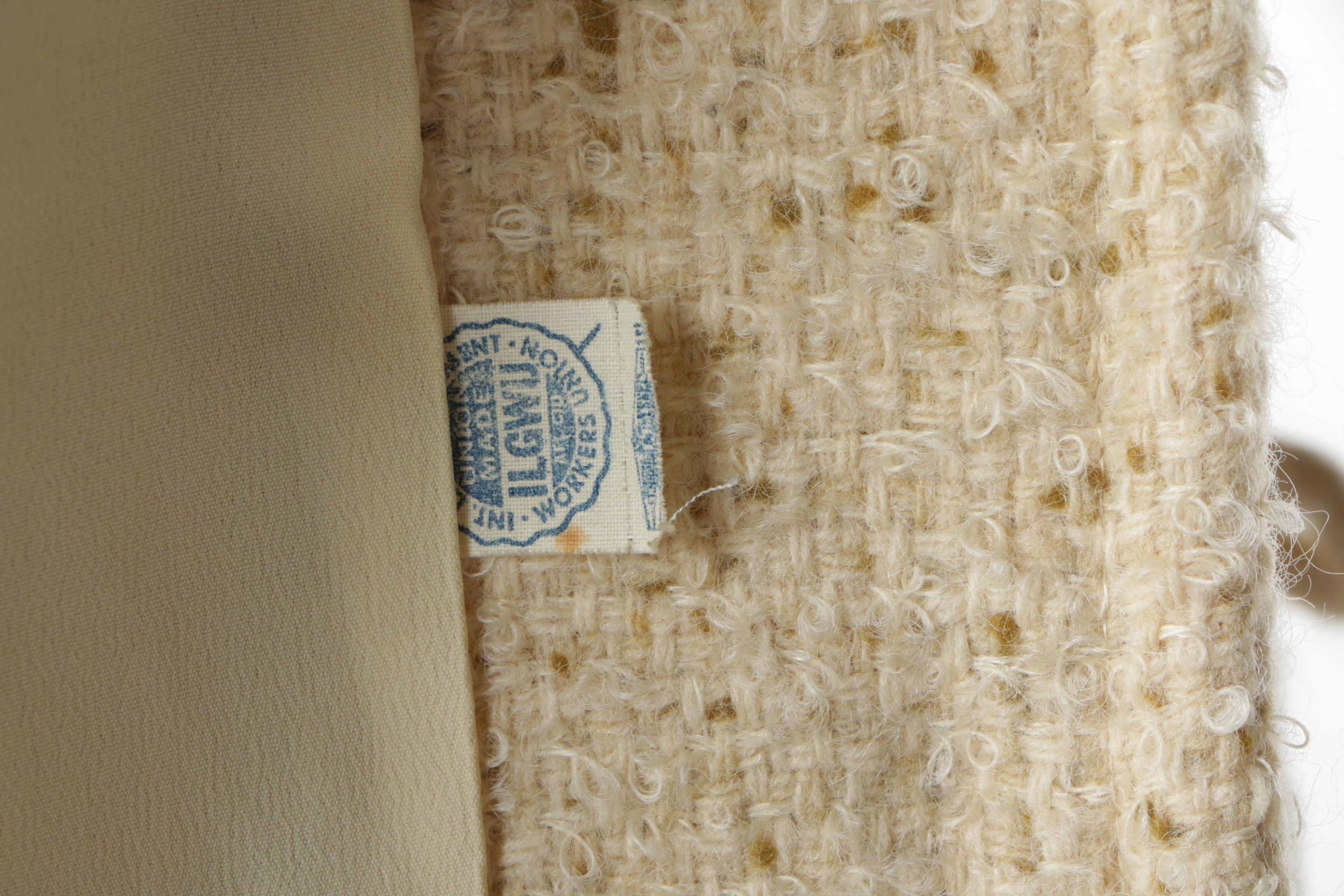 Vintage Saks Fifth Avenue Yellow Tweed Jacket