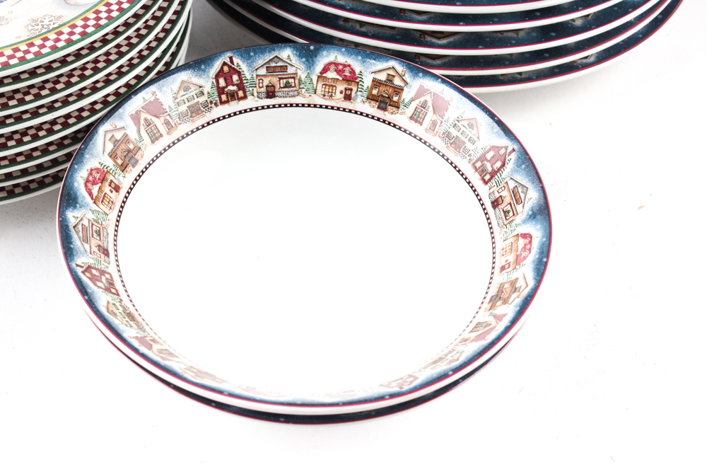 Sakura "Snow Angel Village" China Set