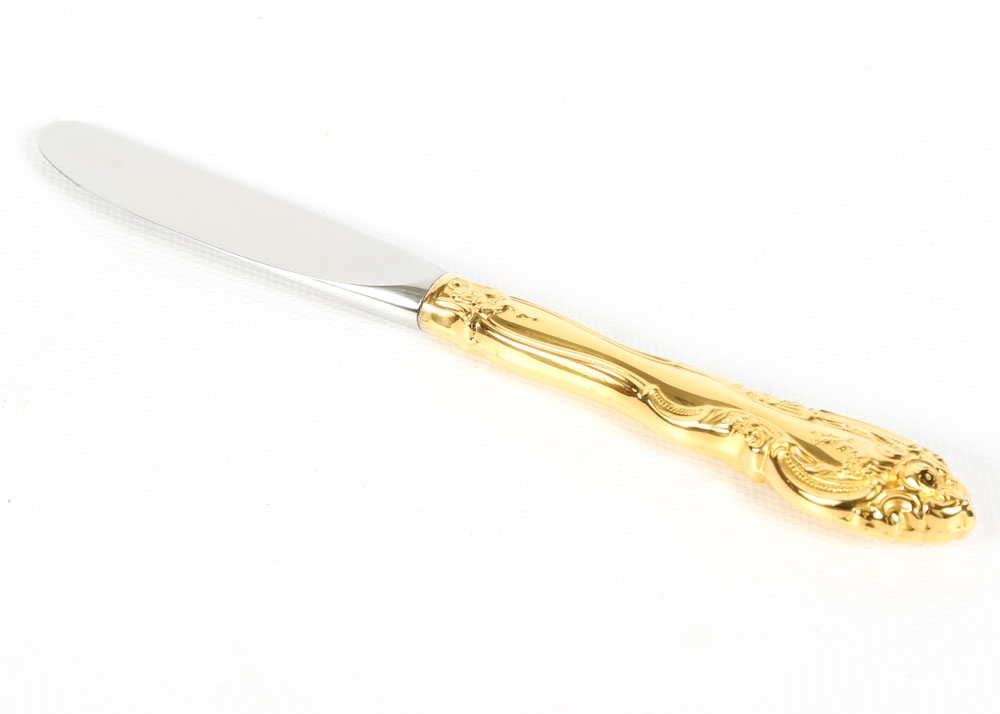 Gorham "La Scala" Gold Plated Sterling Silver Flatware