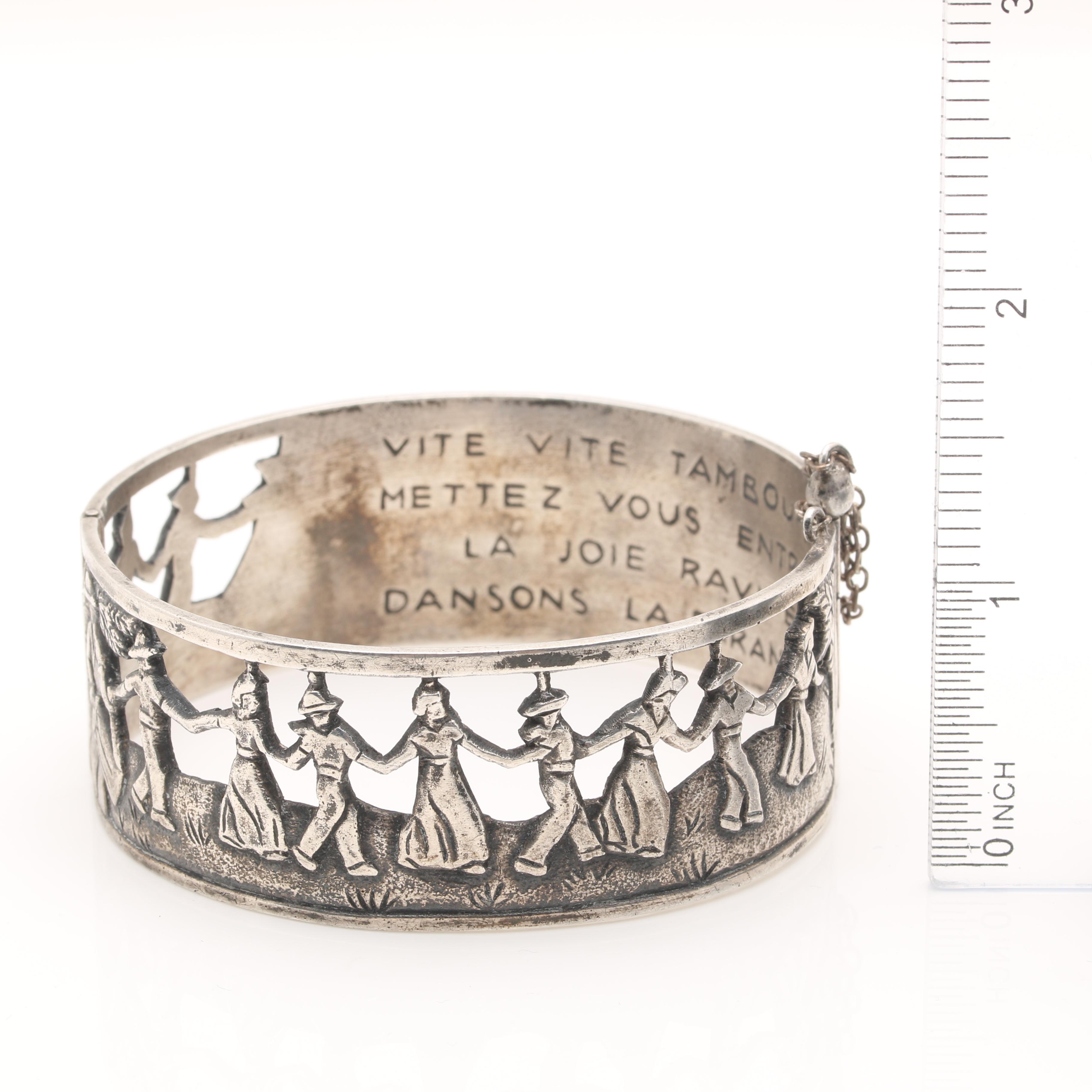 Sterling Silver "Dansen La Farandoulo" Bracelet