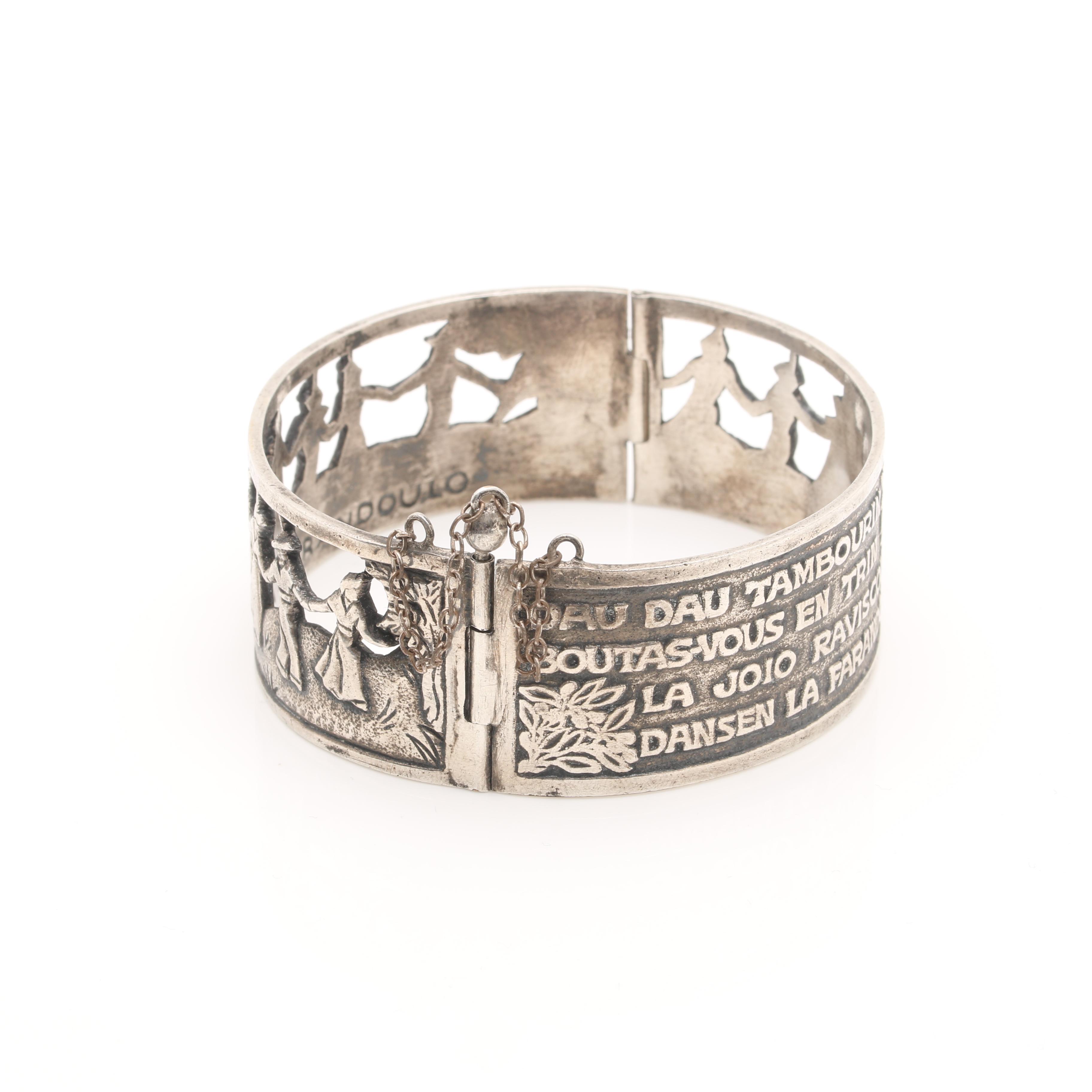 Sterling Silver "Dansen La Farandoulo" Bracelet