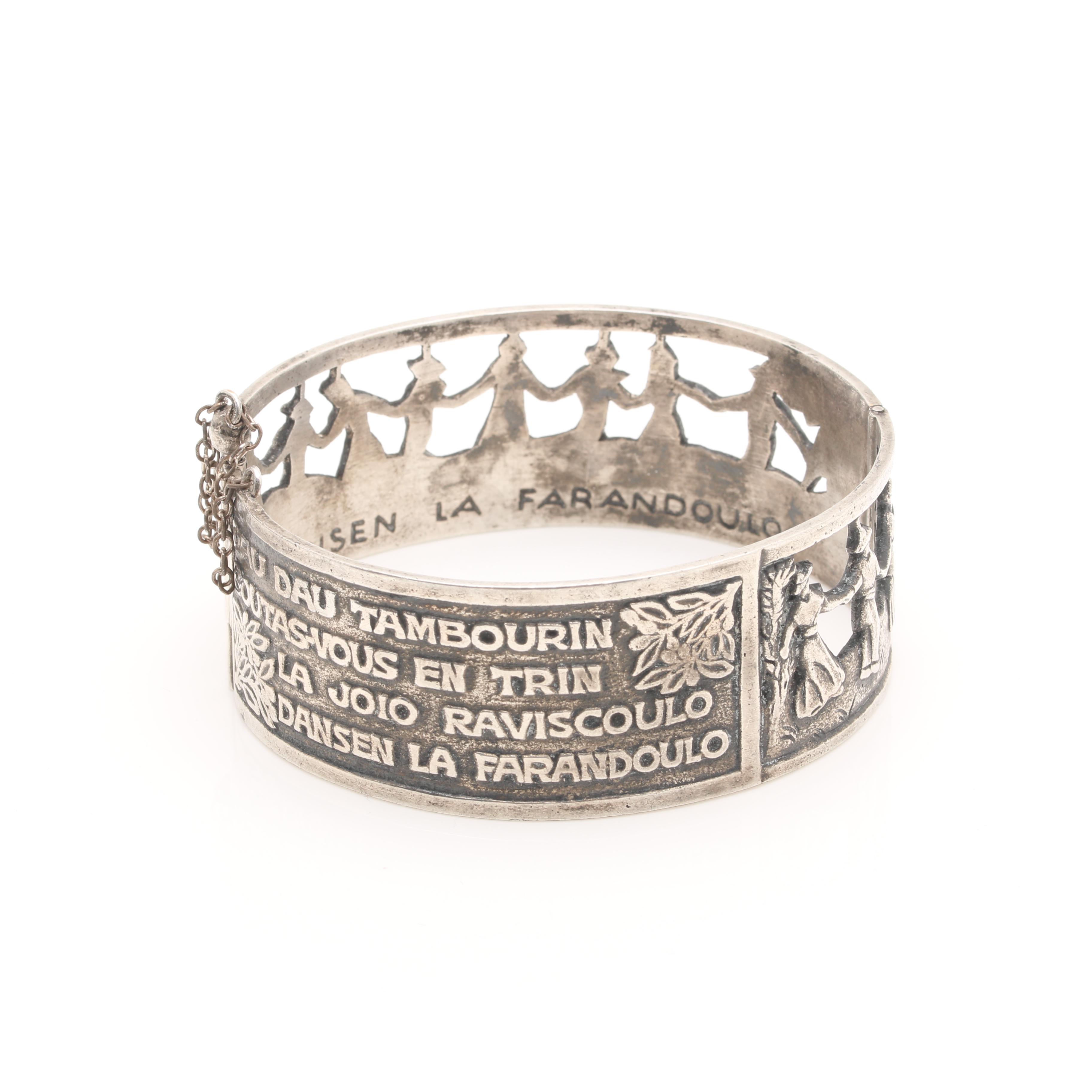 Sterling Silver "Dansen La Farandoulo" Bracelet