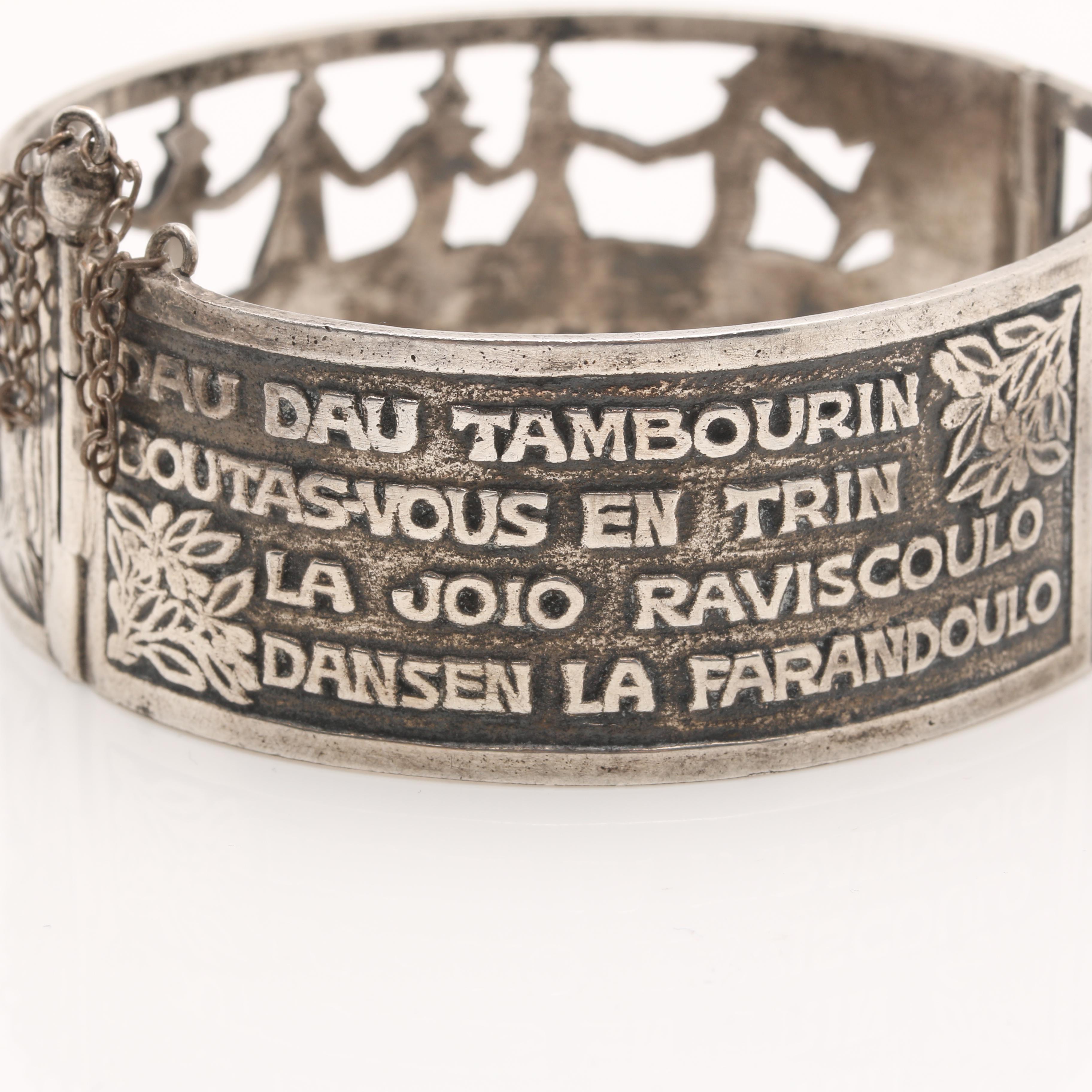 Sterling Silver "Dansen La Farandoulo" Bracelet