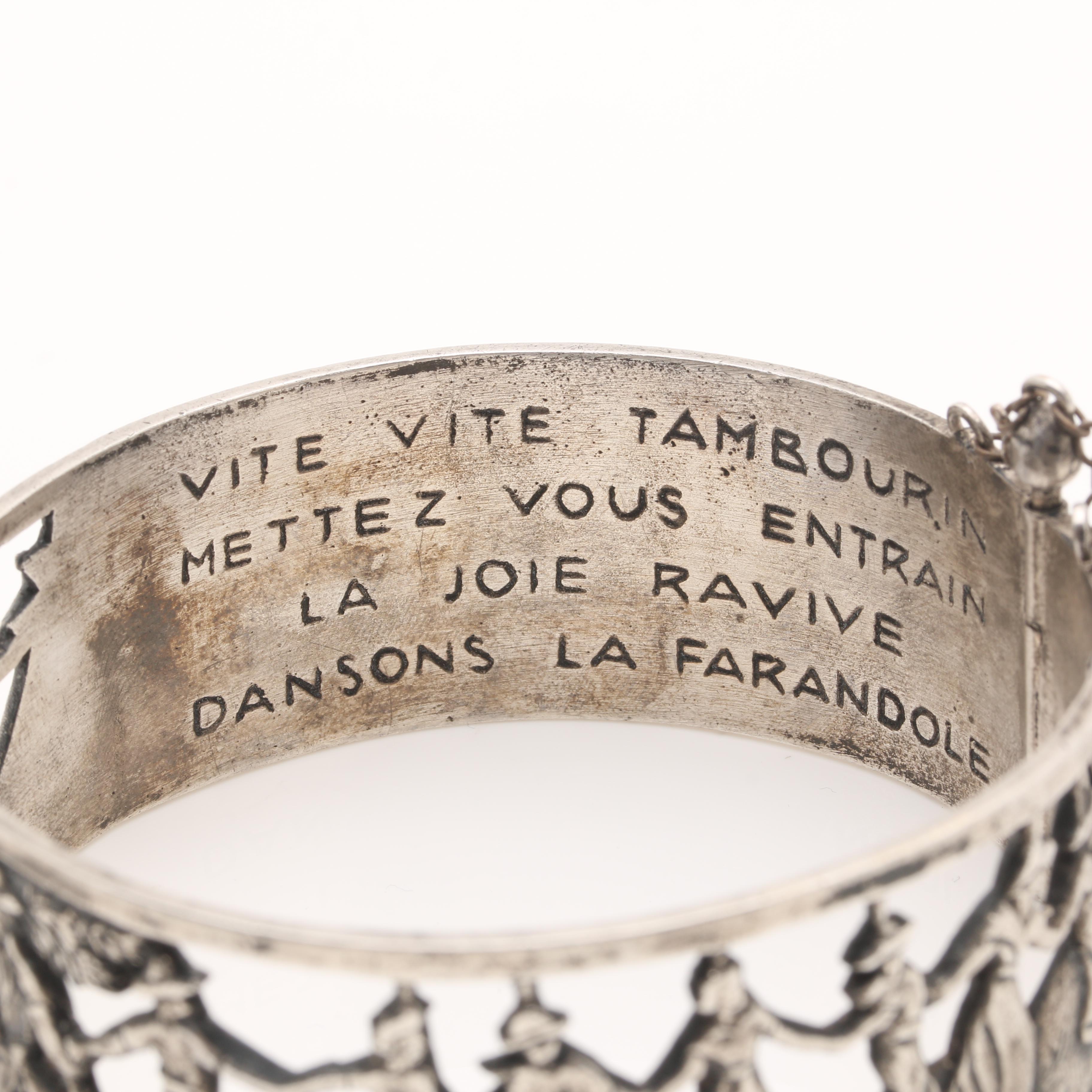 Sterling Silver "Dansen La Farandoulo" Bracelet