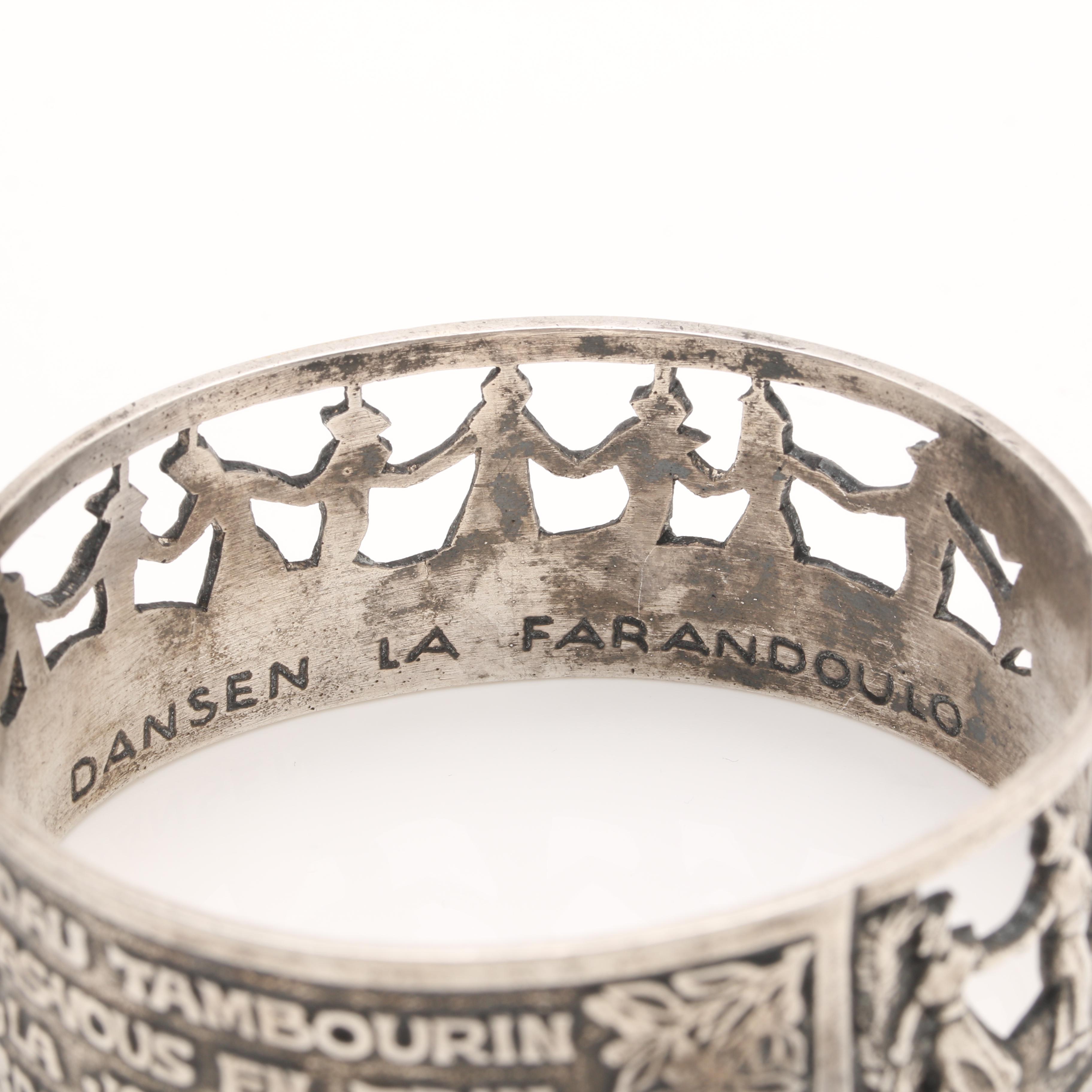 Sterling Silver "Dansen La Farandoulo" Bracelet