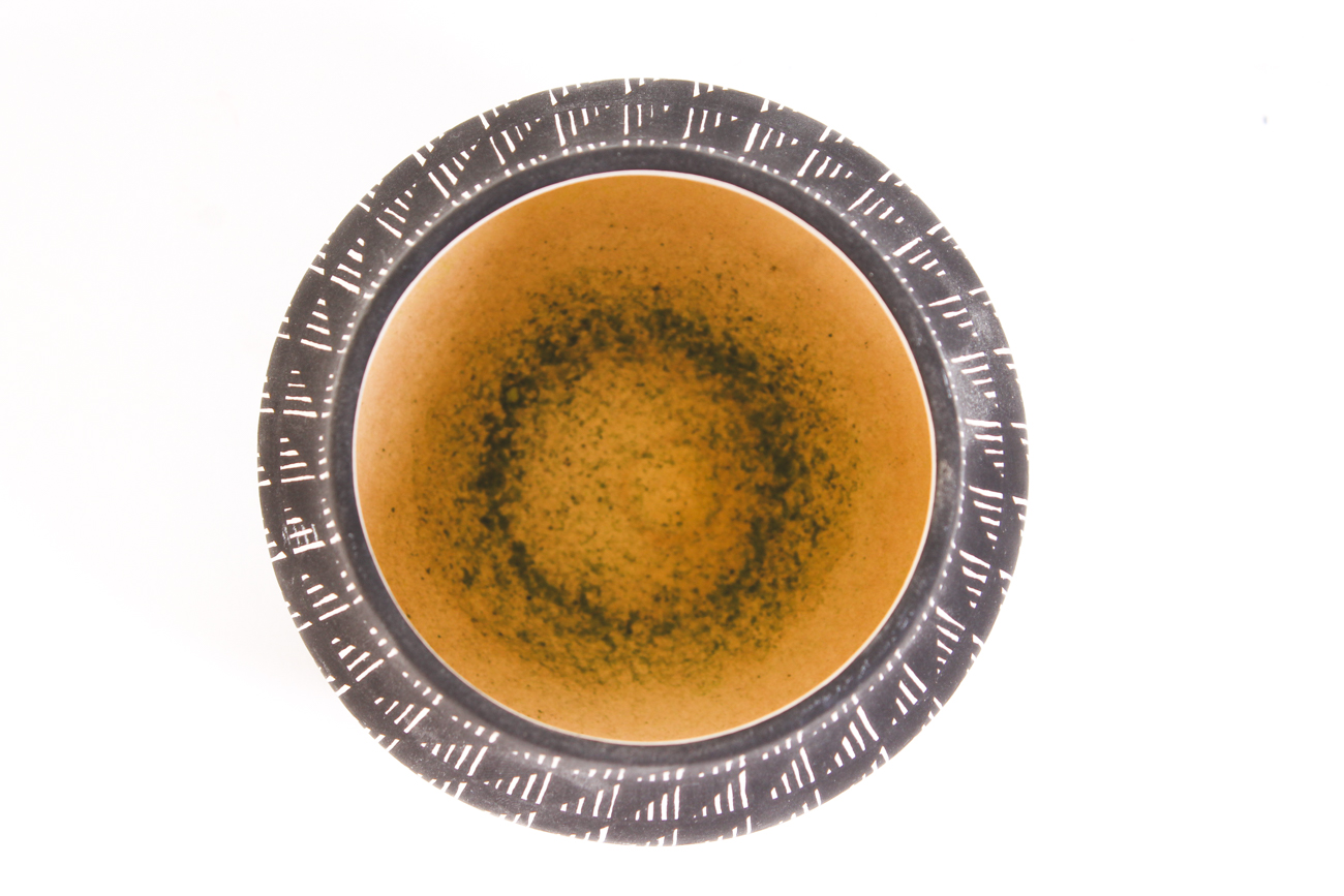 T.M. Chino Signed Acoma Pueblo Hand-Coiled Pottery Bowl