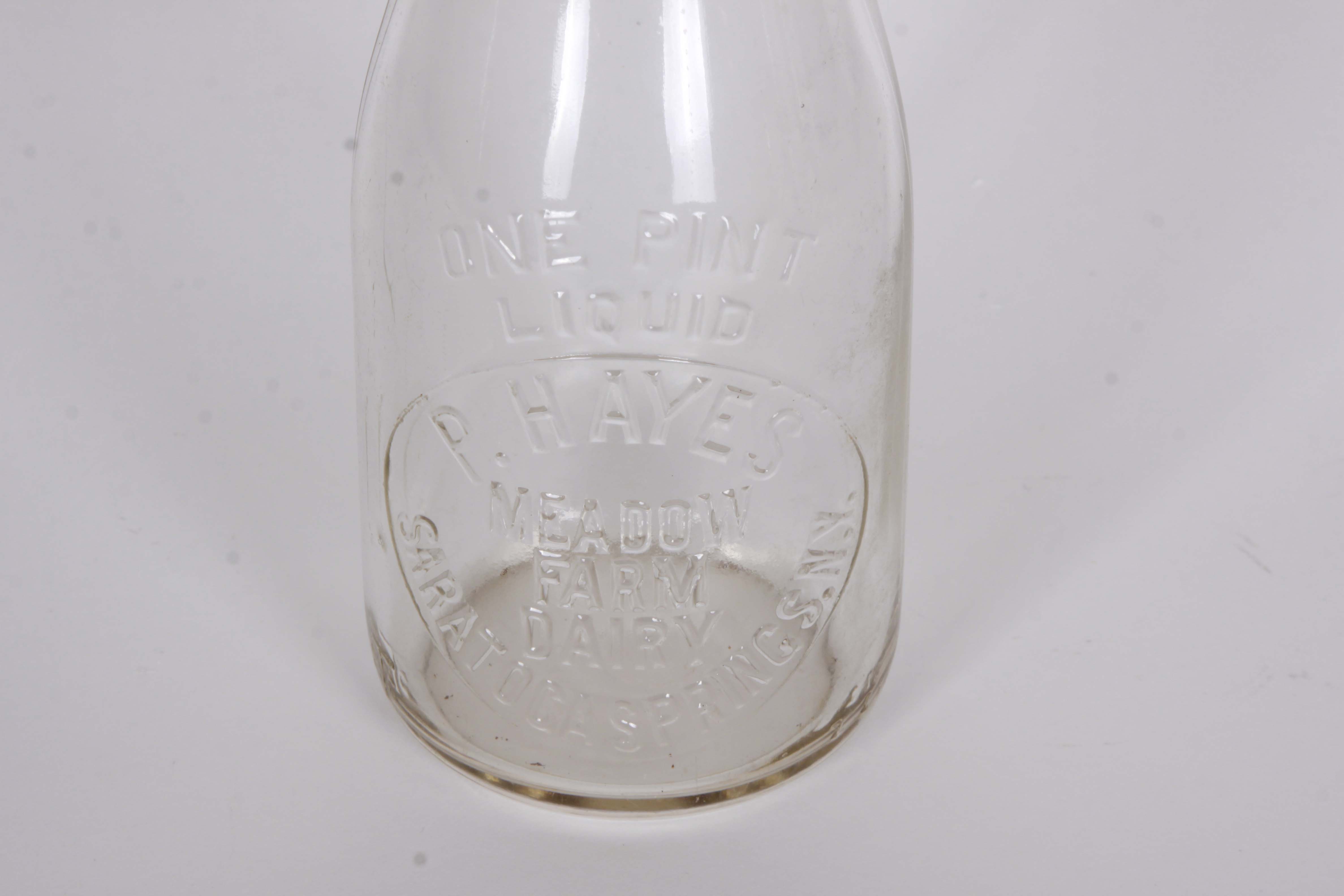 Collection of Northern New York Milk Bottles