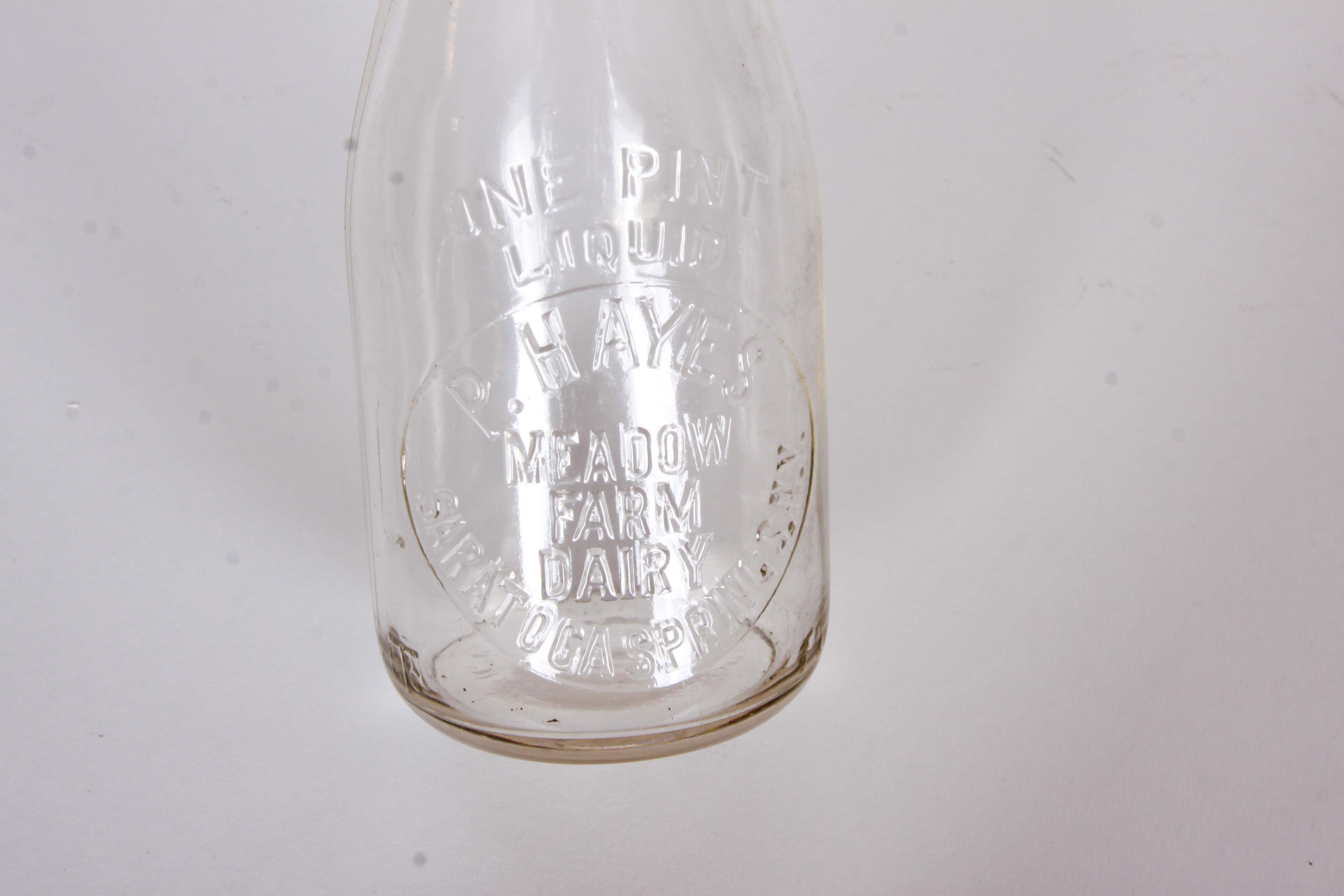 Collection of Northern New York Milk Bottles