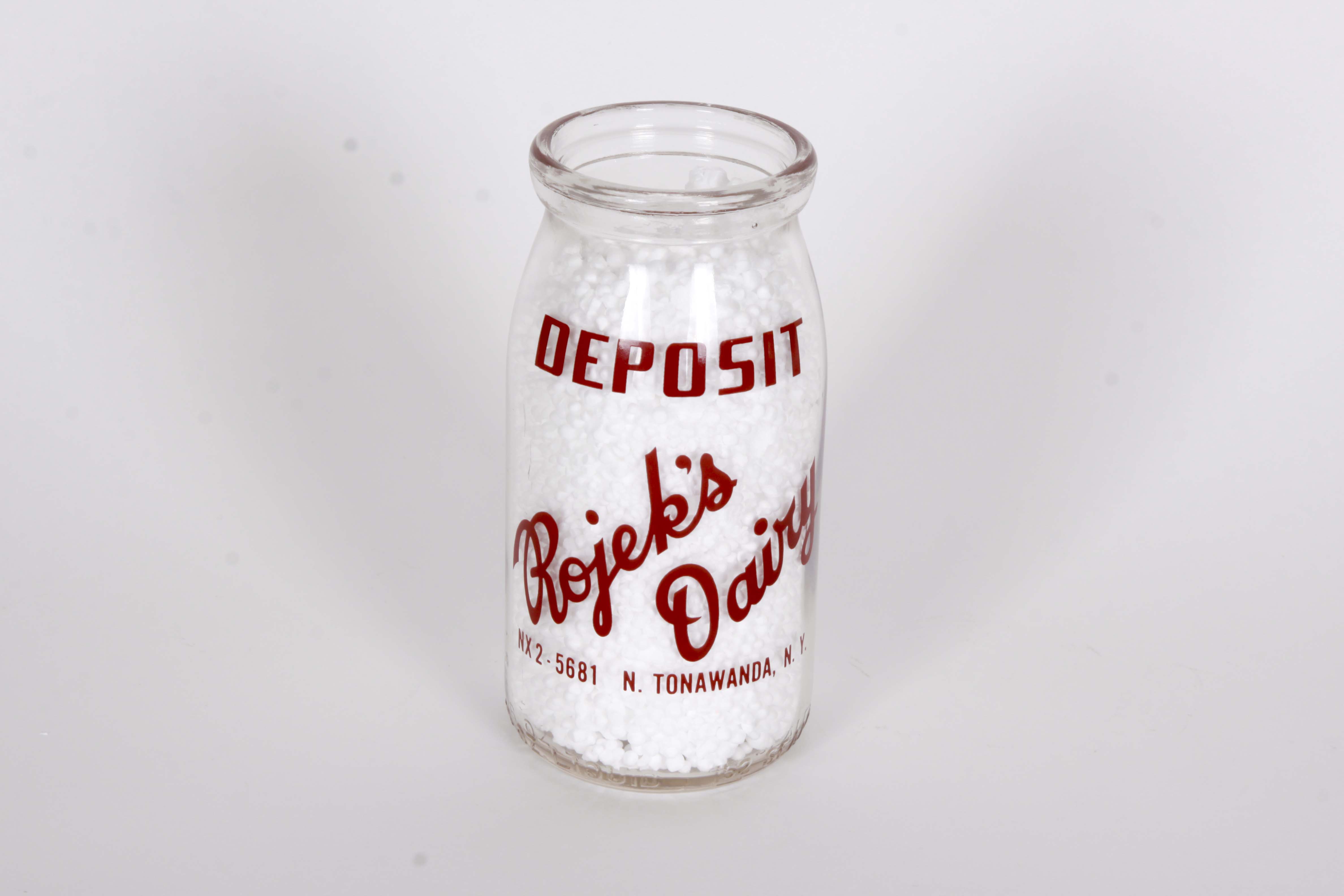 Collection of Northern New York Milk Bottles