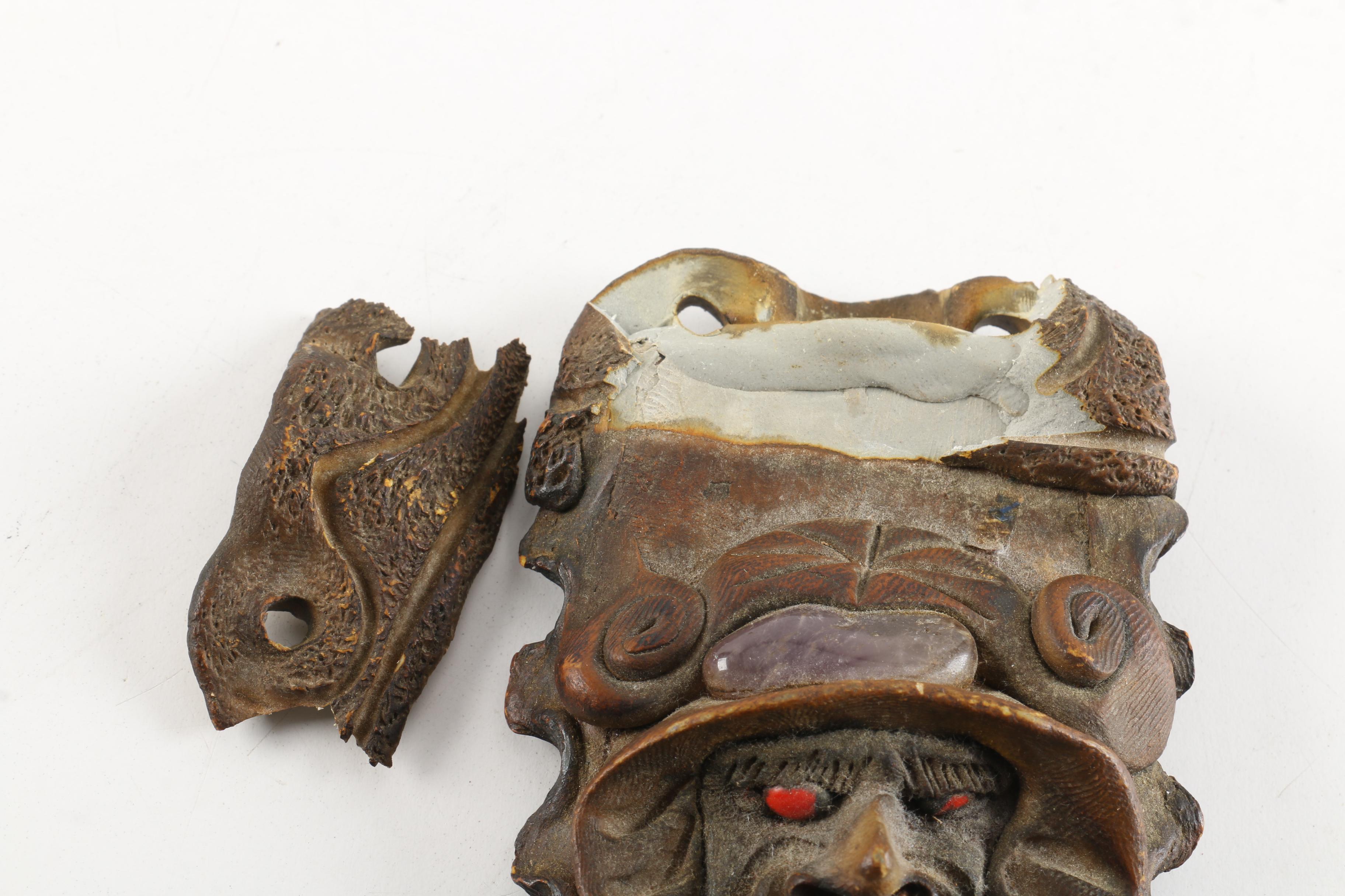 Tramontina Knife with Ceramic Fantasy Inspired Handle and Scabbard