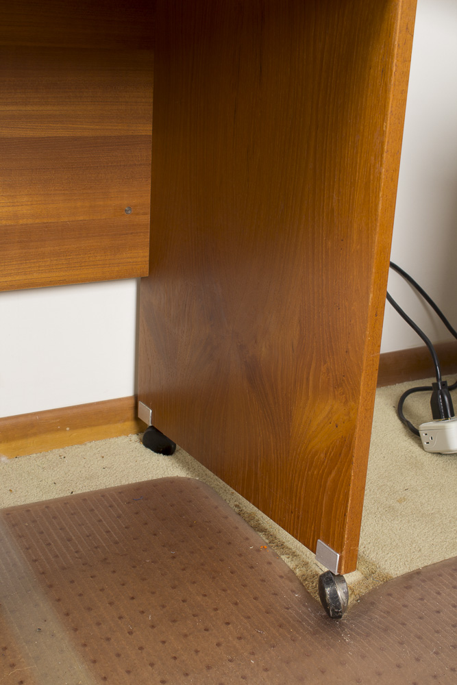 Danish Modern Teak Desk by Peter Løvig Neilsen for Dansk