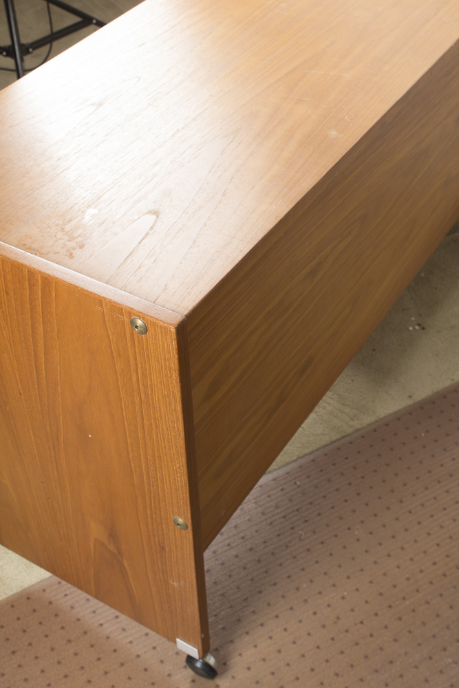 Danish Modern Teak Desk by Peter Løvig Neilsen for Dansk