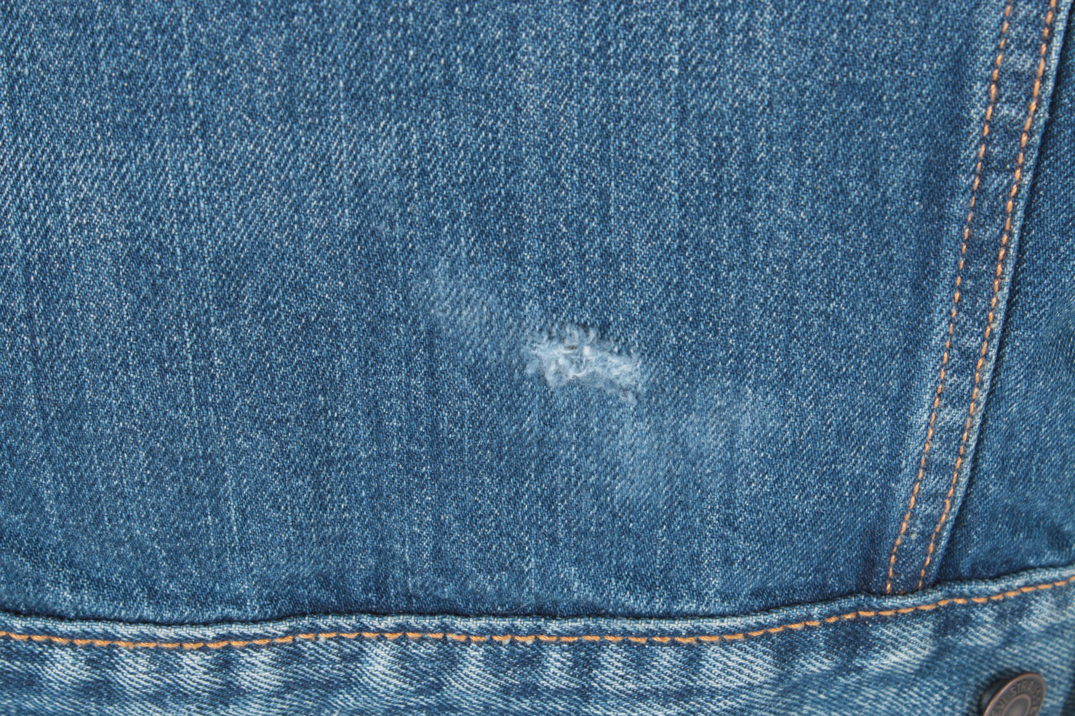 Levi Strauss & Co. Denim Jacket with Embroidery and Pin Accents