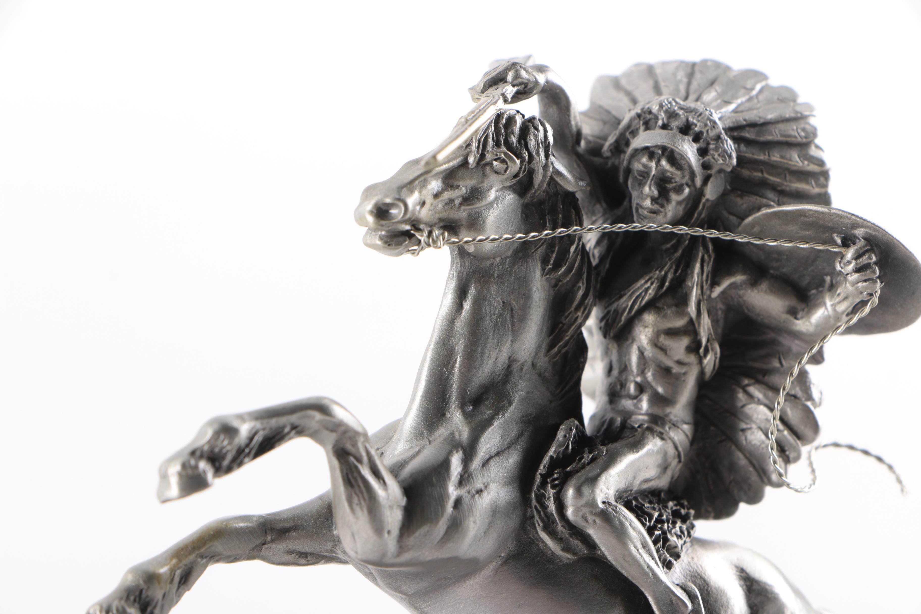 Donald Polland 1982 Pewter Sculpture