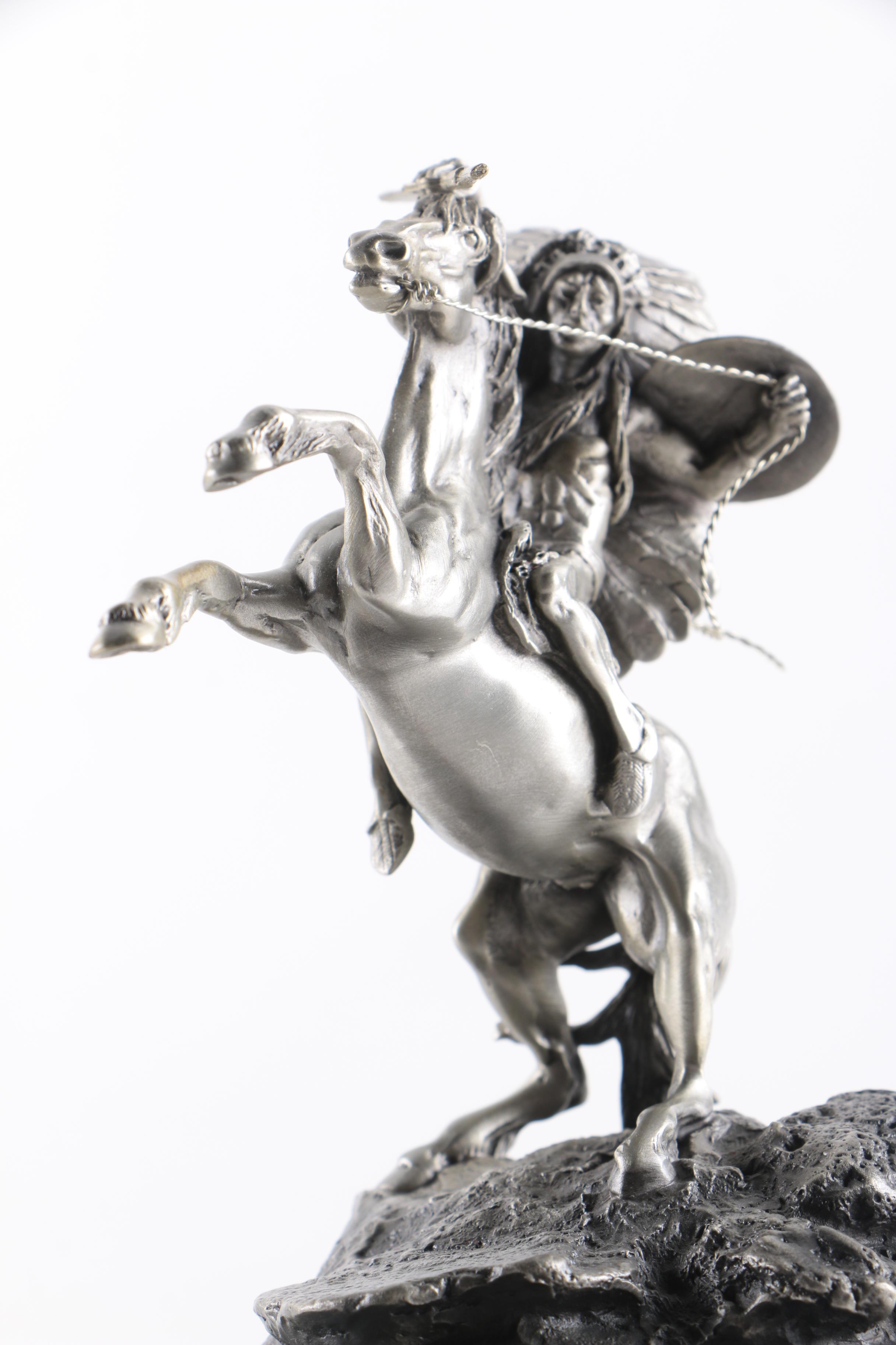 Donald Polland 1982 Pewter Sculpture