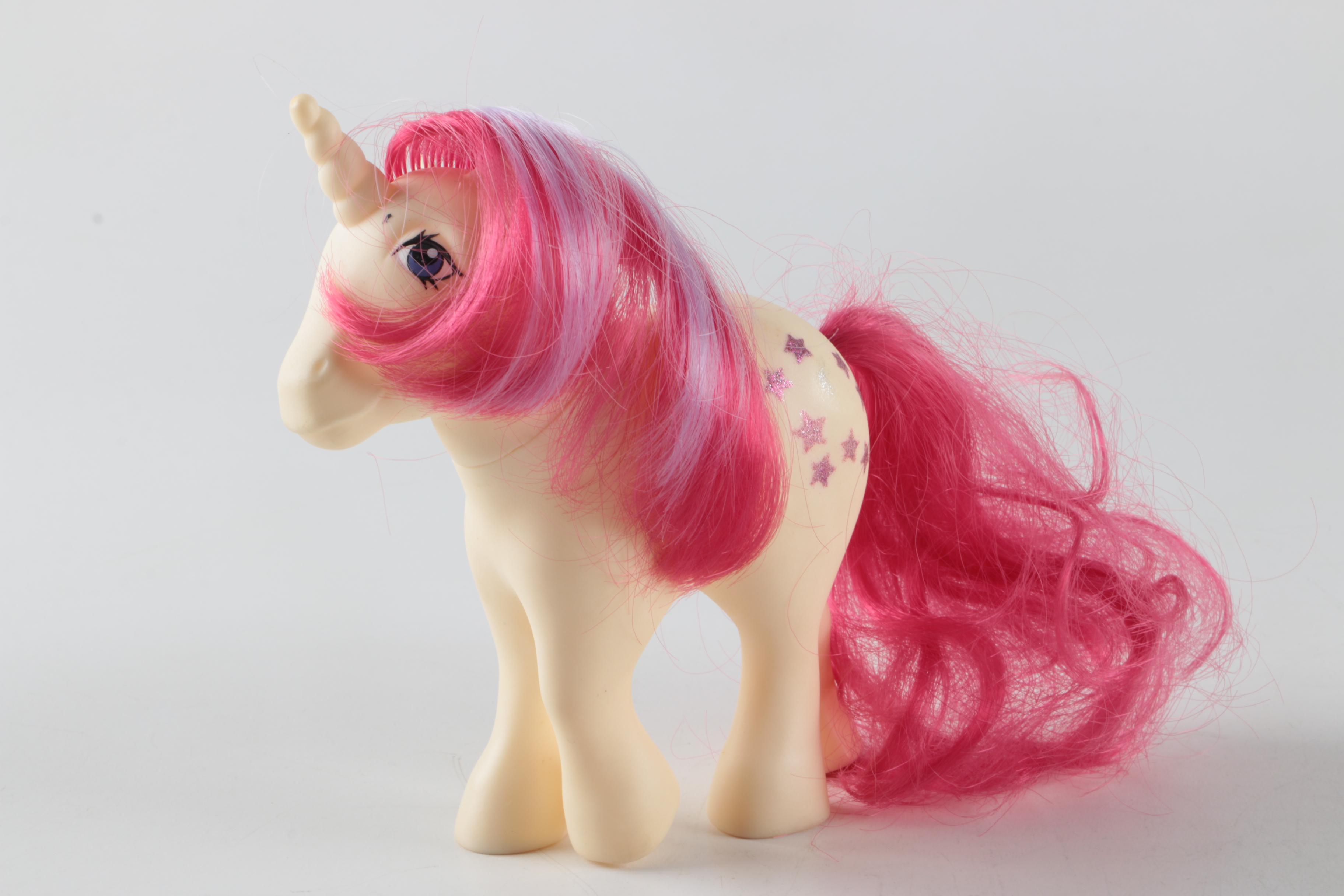 1980s Hasbro "My Little Pony" Stable Carrying Case and Ponies