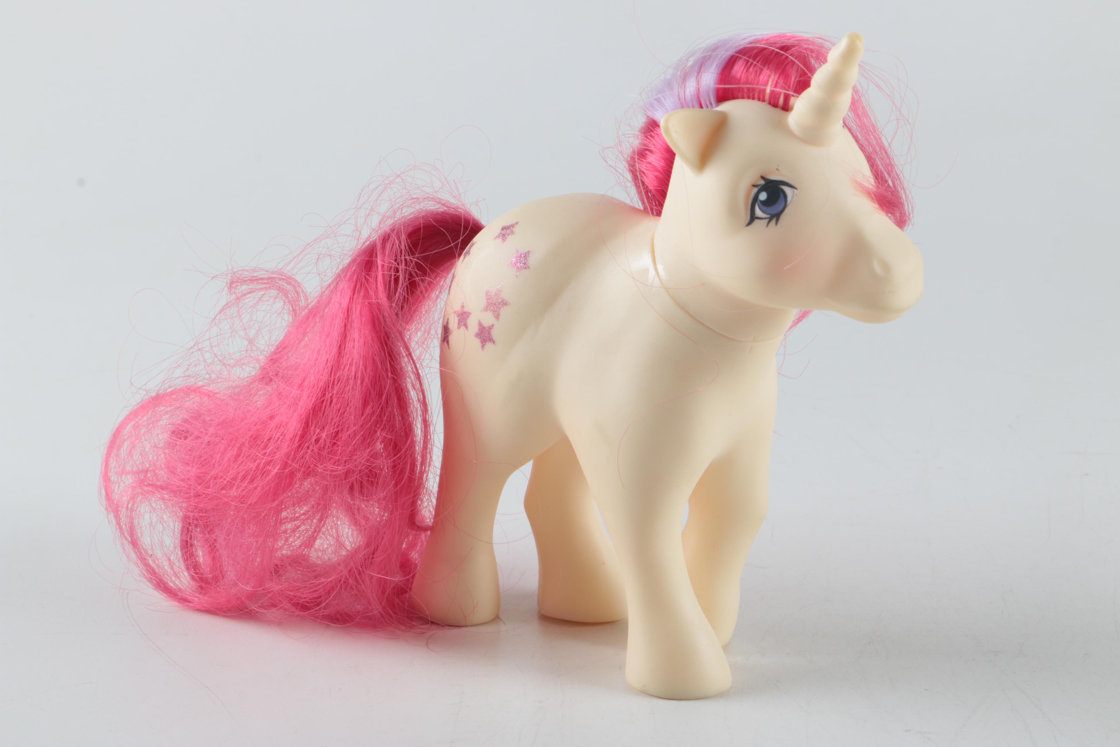 1980s Hasbro "My Little Pony" Stable Carrying Case and Ponies