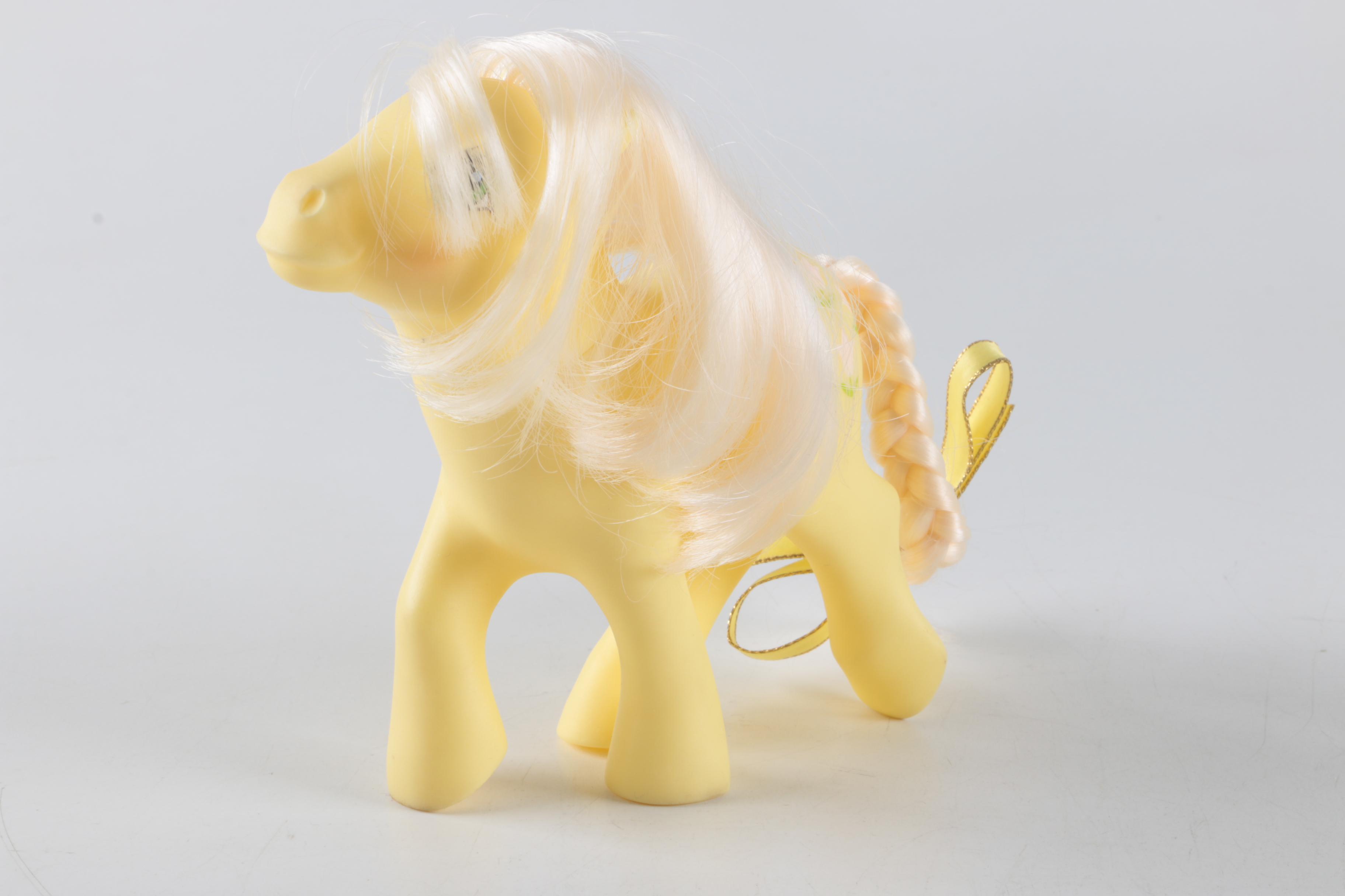 1980s Hasbro "My Little Pony" Stable Carrying Case and Ponies