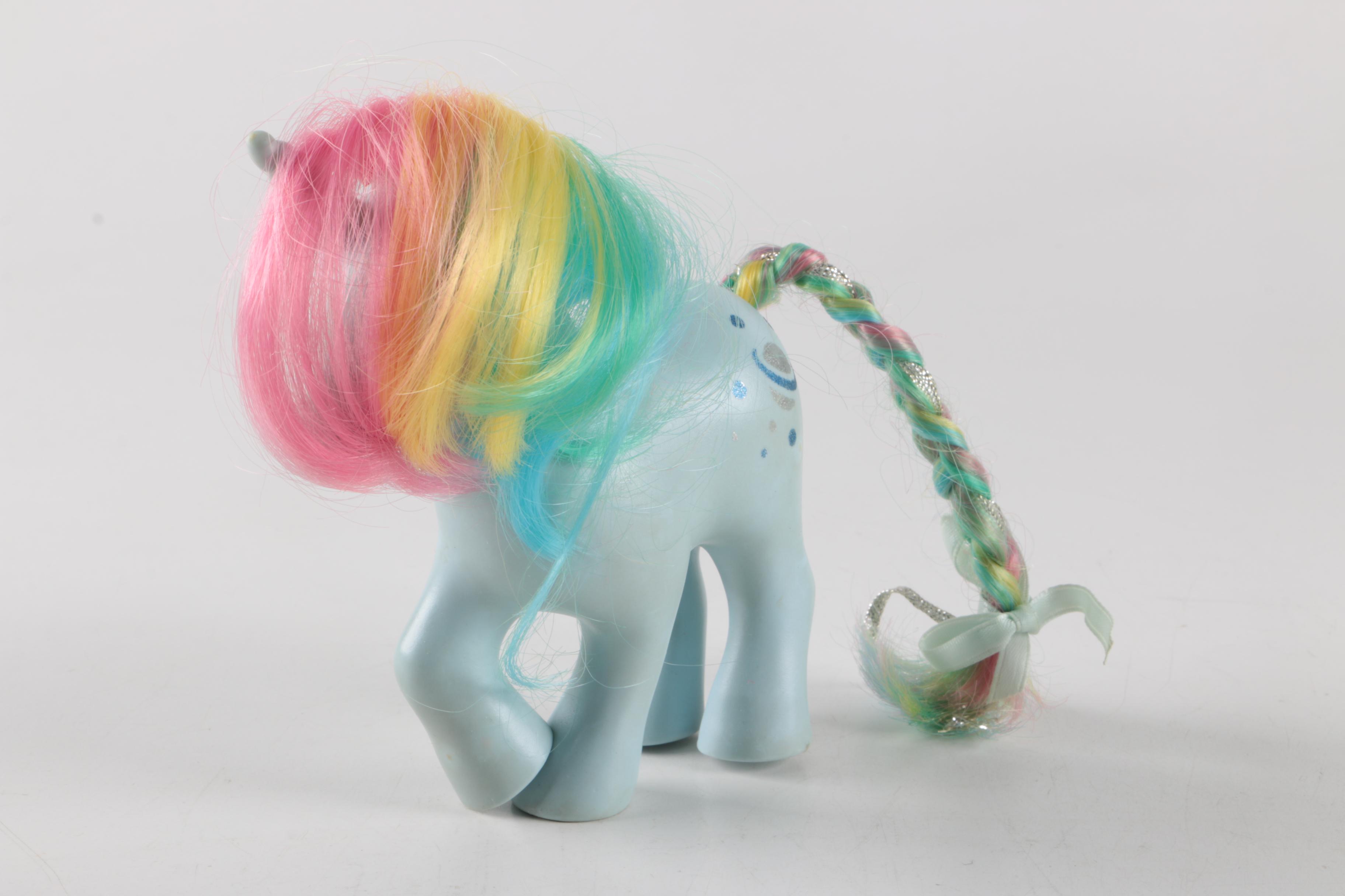 1980s Hasbro "My Little Pony" Stable Carrying Case and Ponies