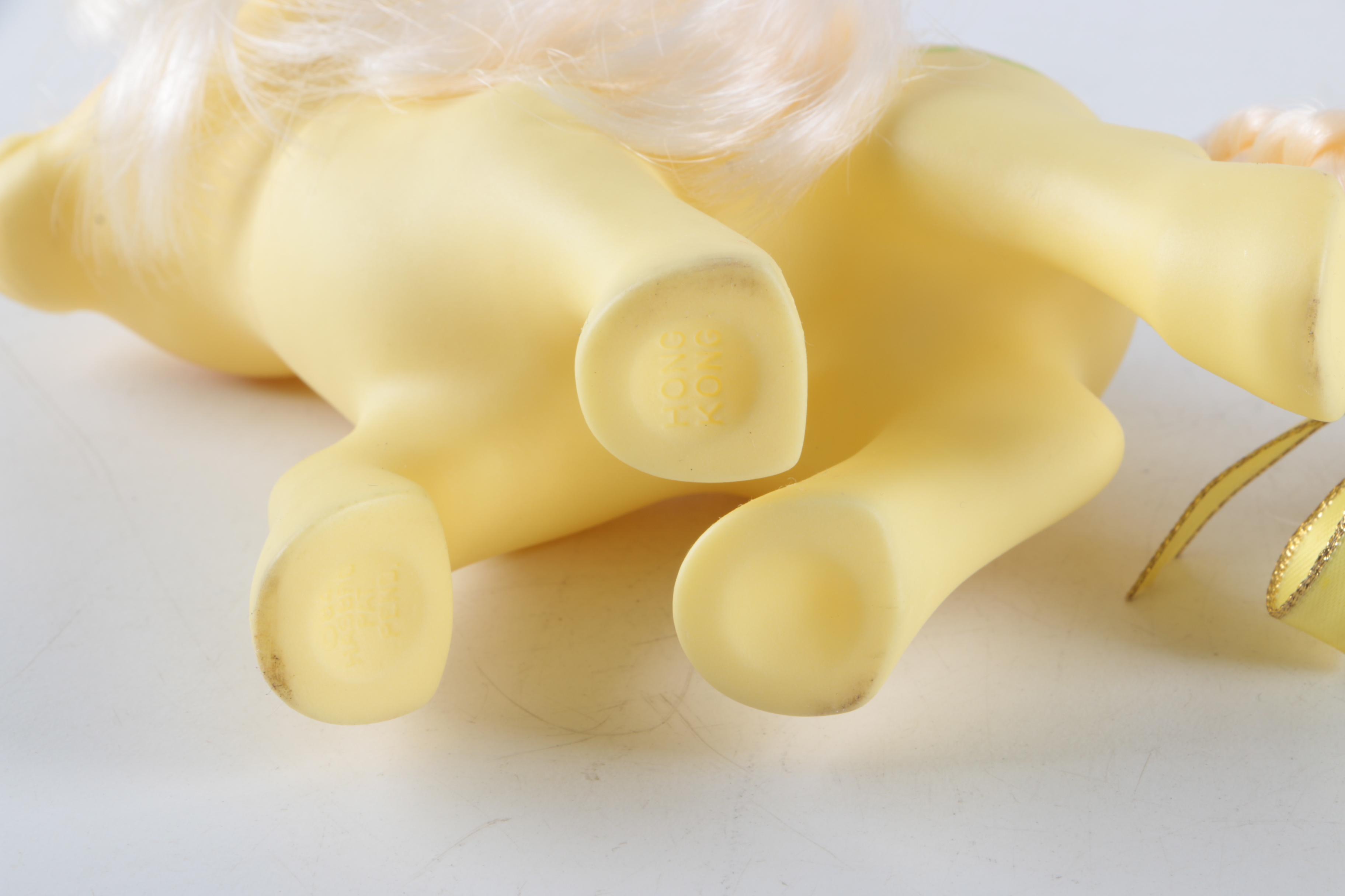 1980s Hasbro "My Little Pony" Stable Carrying Case and Ponies