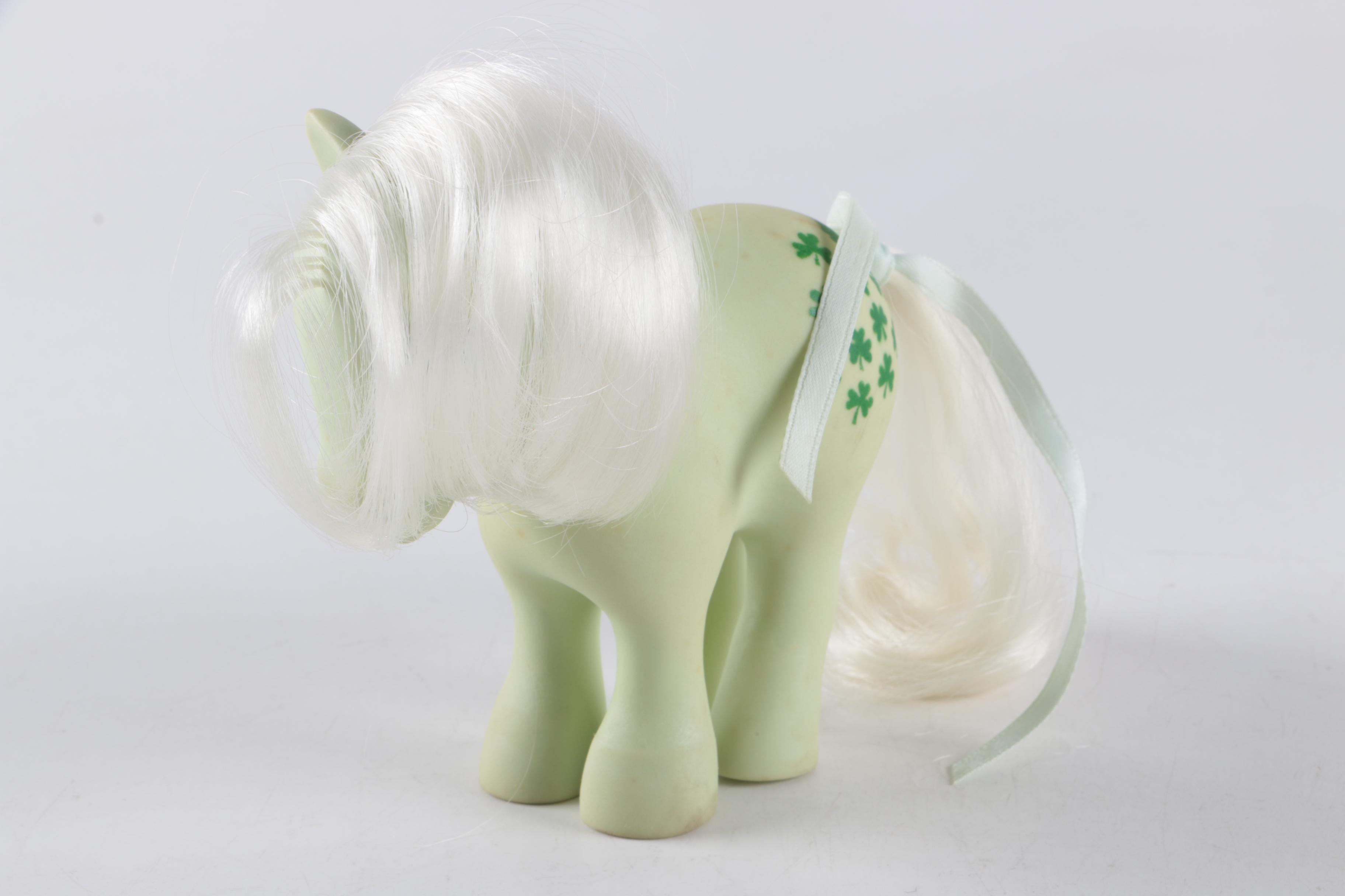 1980s Hasbro "My Little Pony" Stable Carrying Case and Ponies