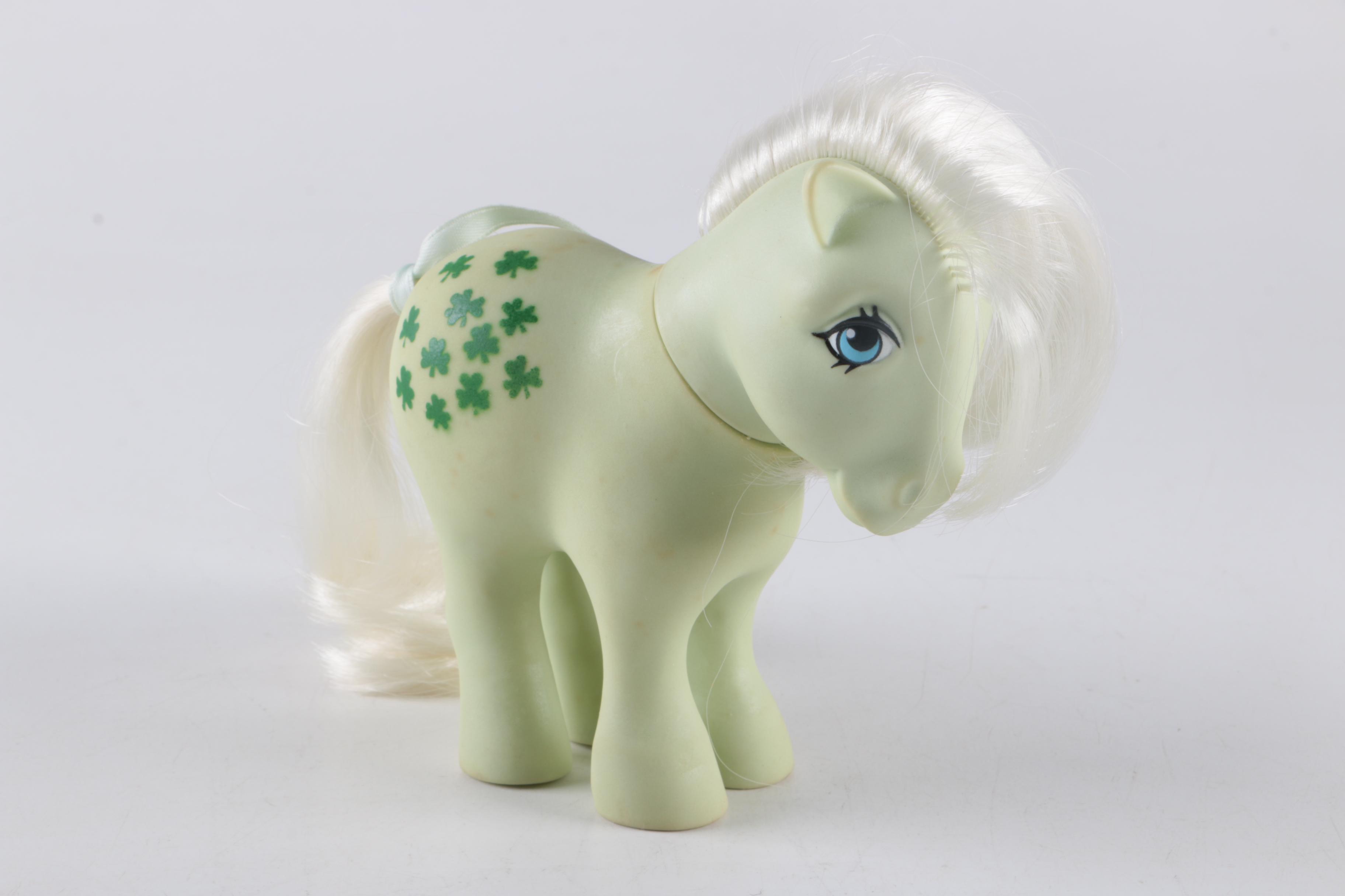 1980s Hasbro "My Little Pony" Stable Carrying Case and Ponies