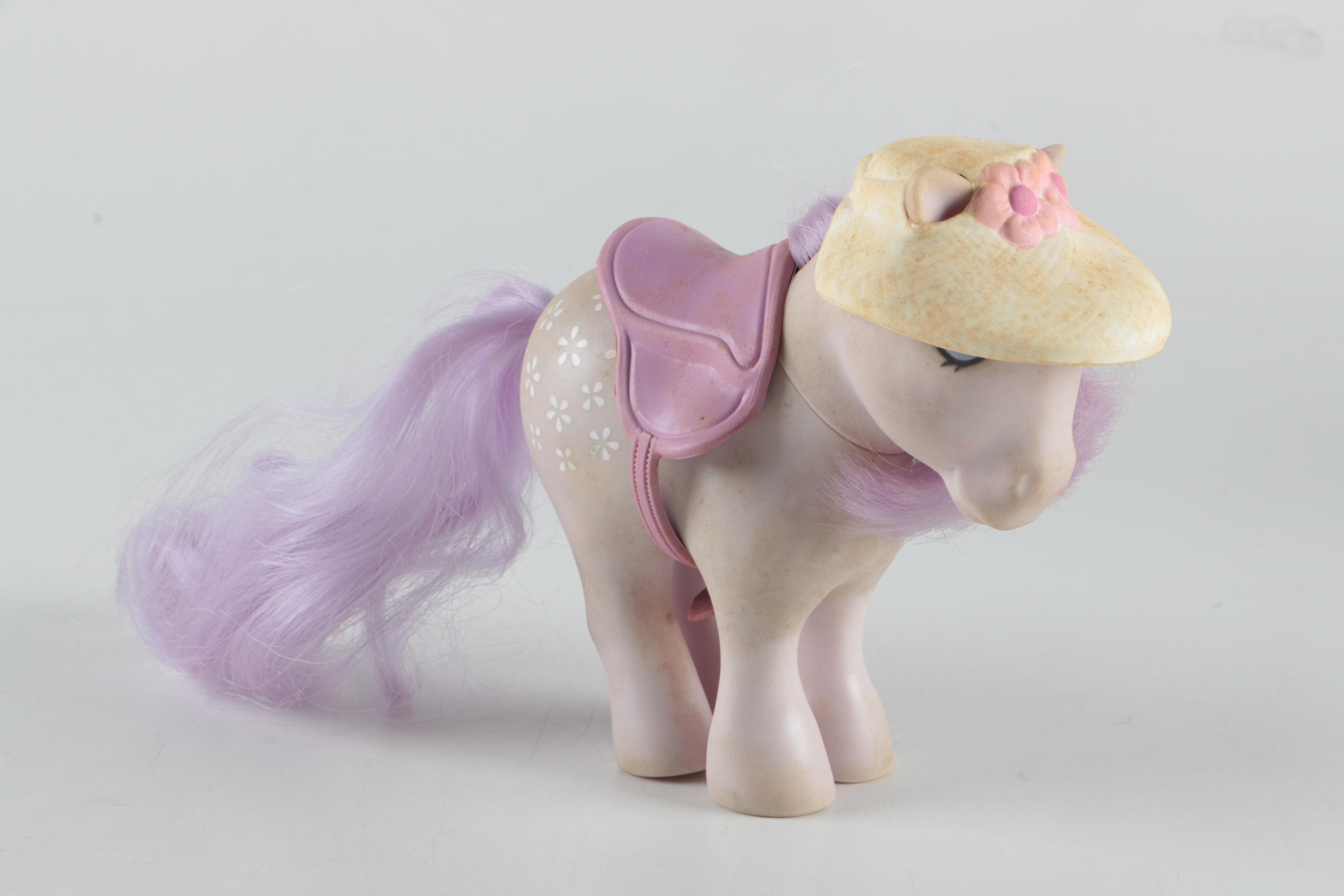 1980s Hasbro "My Little Pony" Stable Carrying Case and Ponies