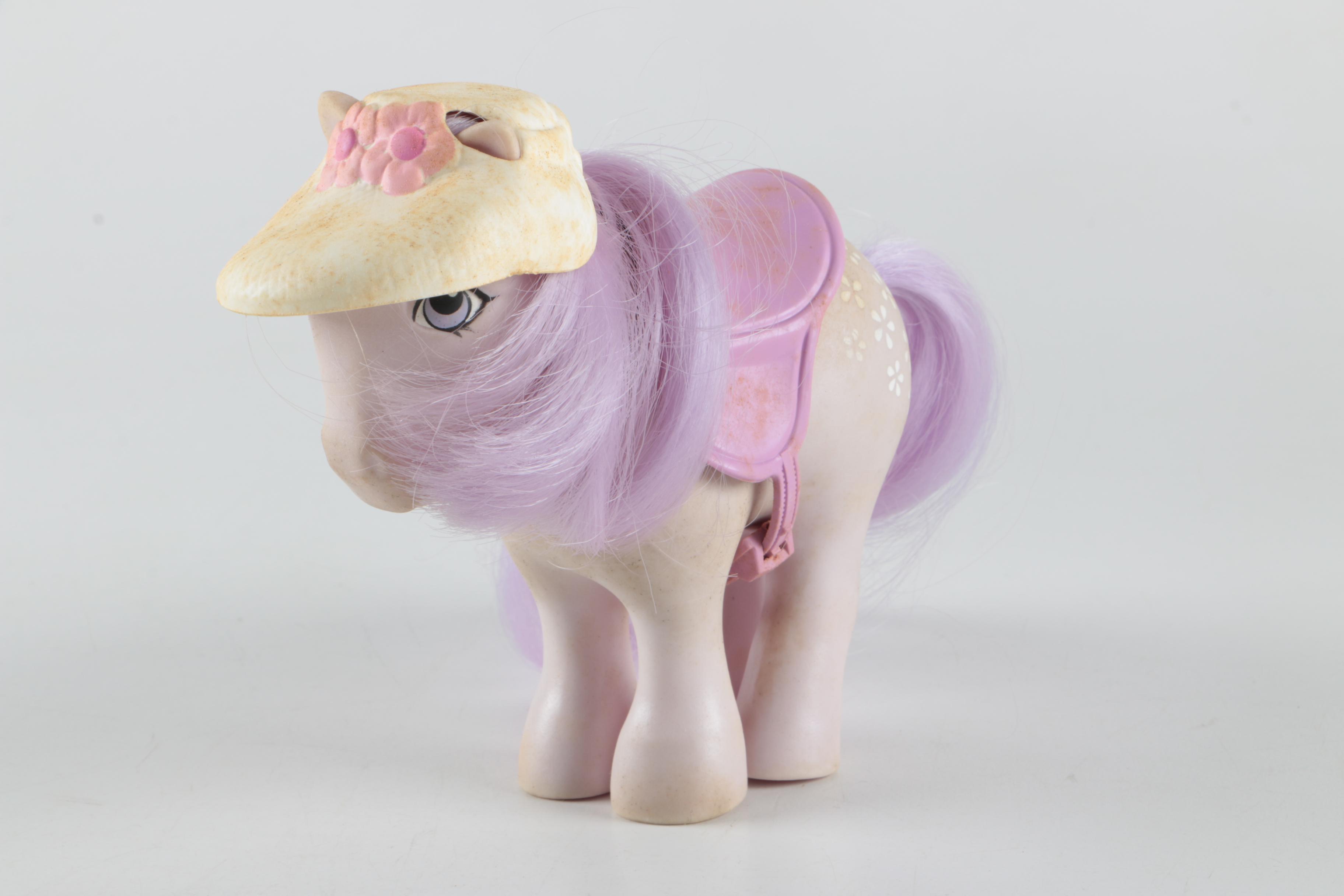 1980s Hasbro "My Little Pony" Stable Carrying Case and Ponies