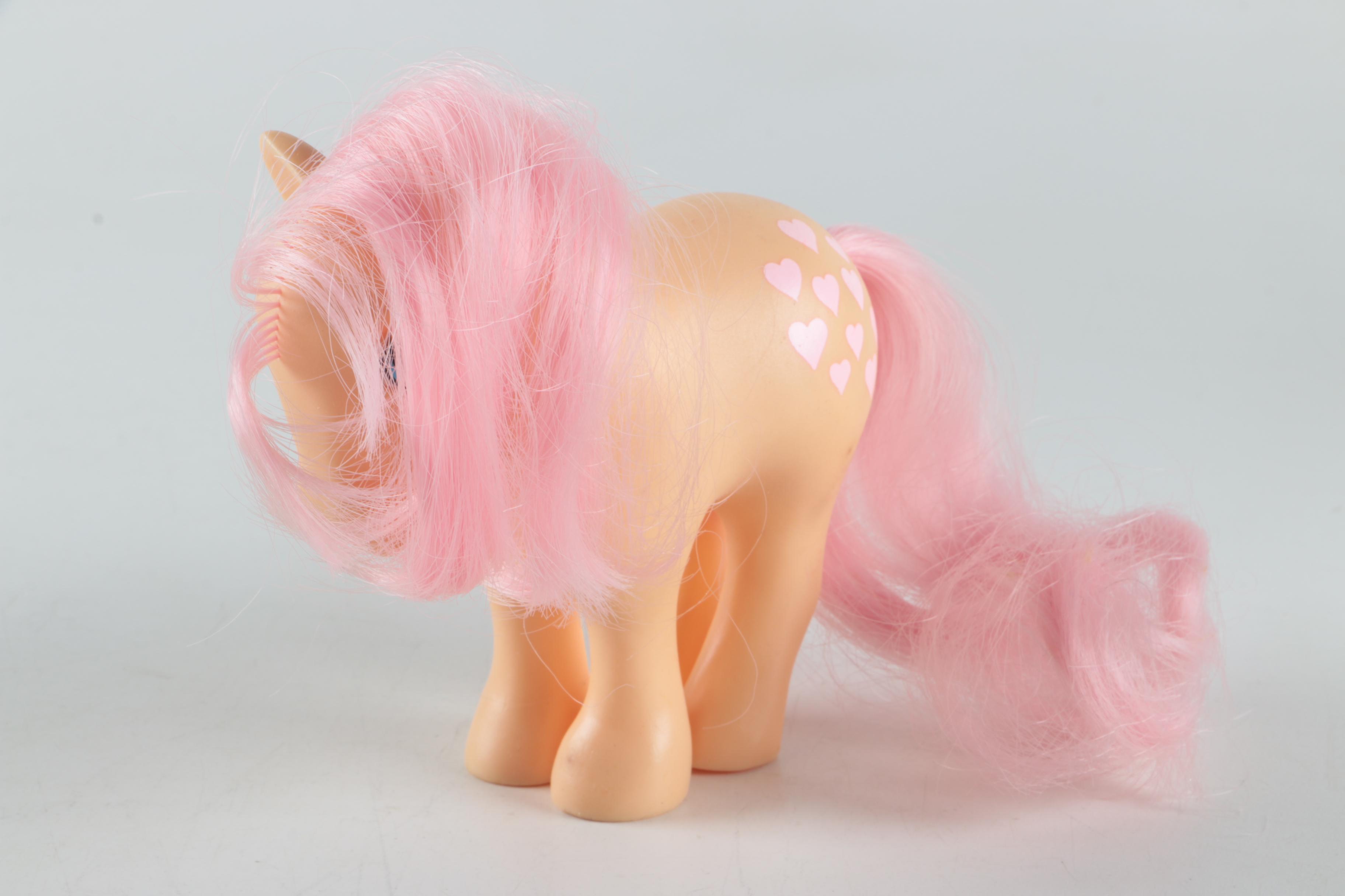 1980s Hasbro "My Little Pony" Stable Carrying Case and Ponies