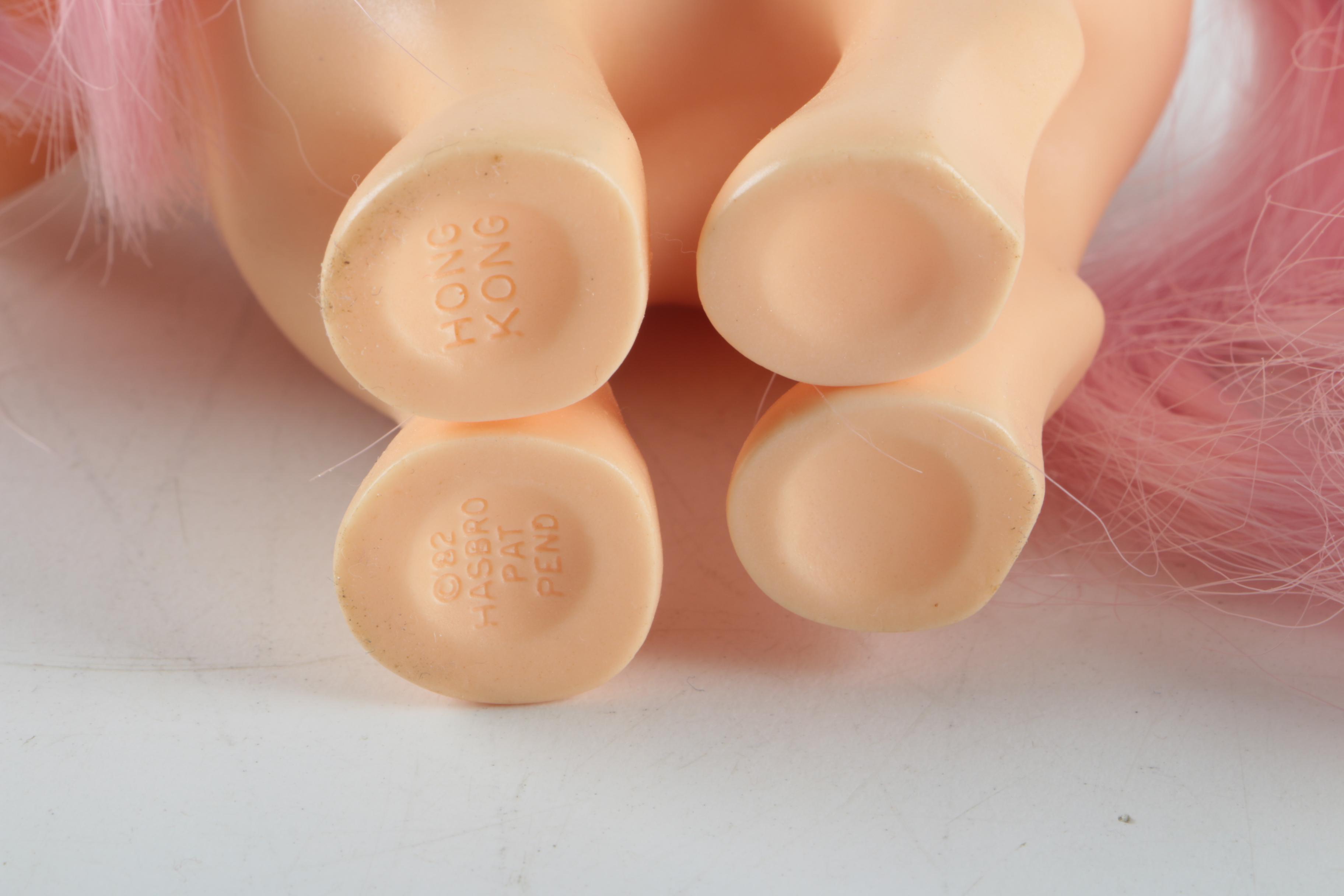 1980s Hasbro "My Little Pony" Stable Carrying Case and Ponies