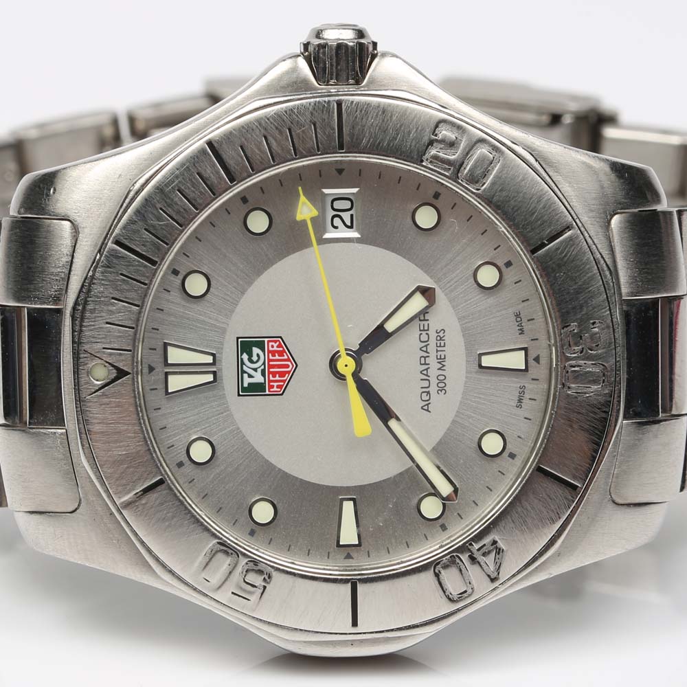 TAG Heuer Stainless Steel Aqua Racer Watch
