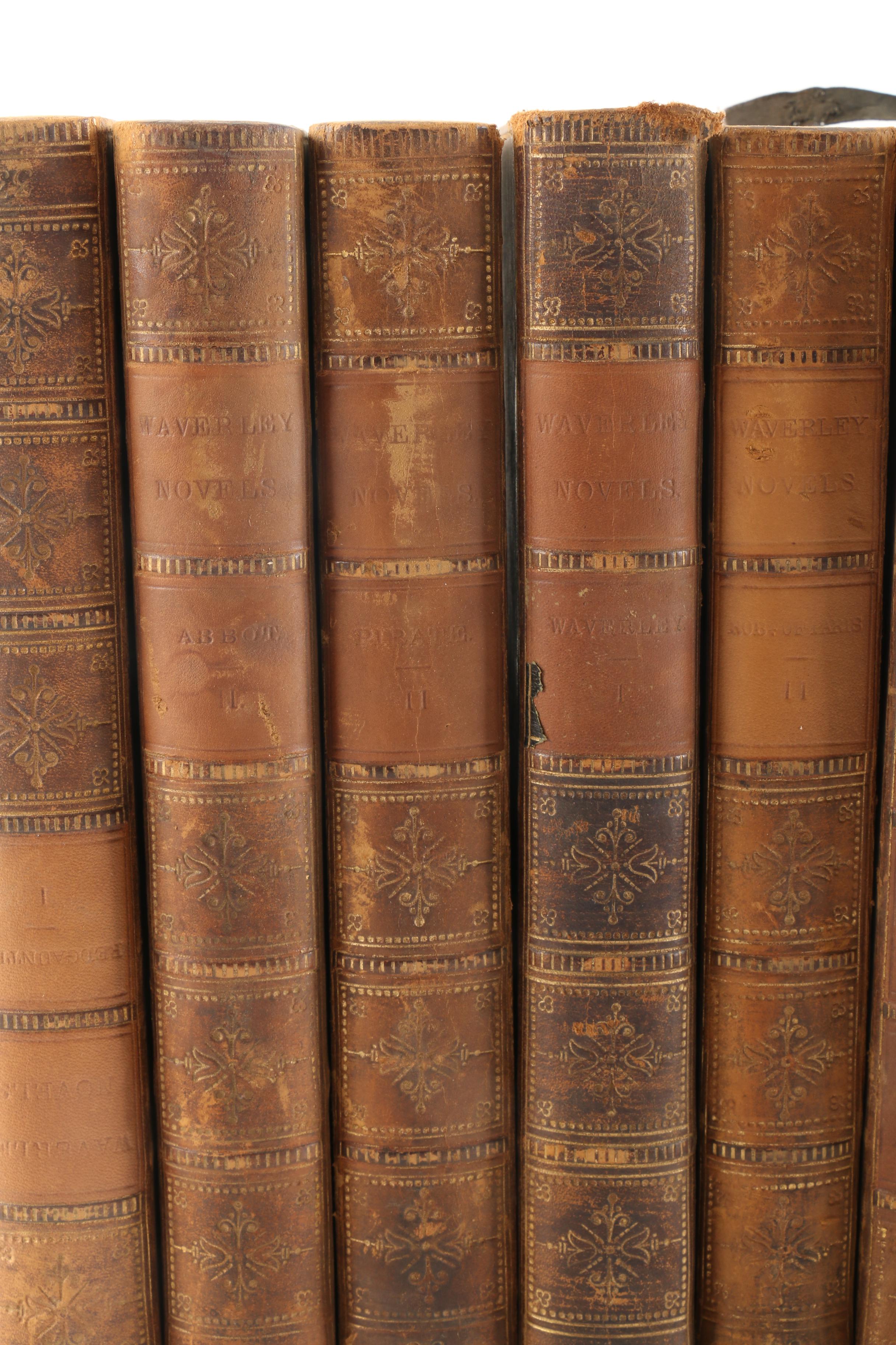 1857 Multi-Volume Set of "Waverley Novels" by Walter Scott