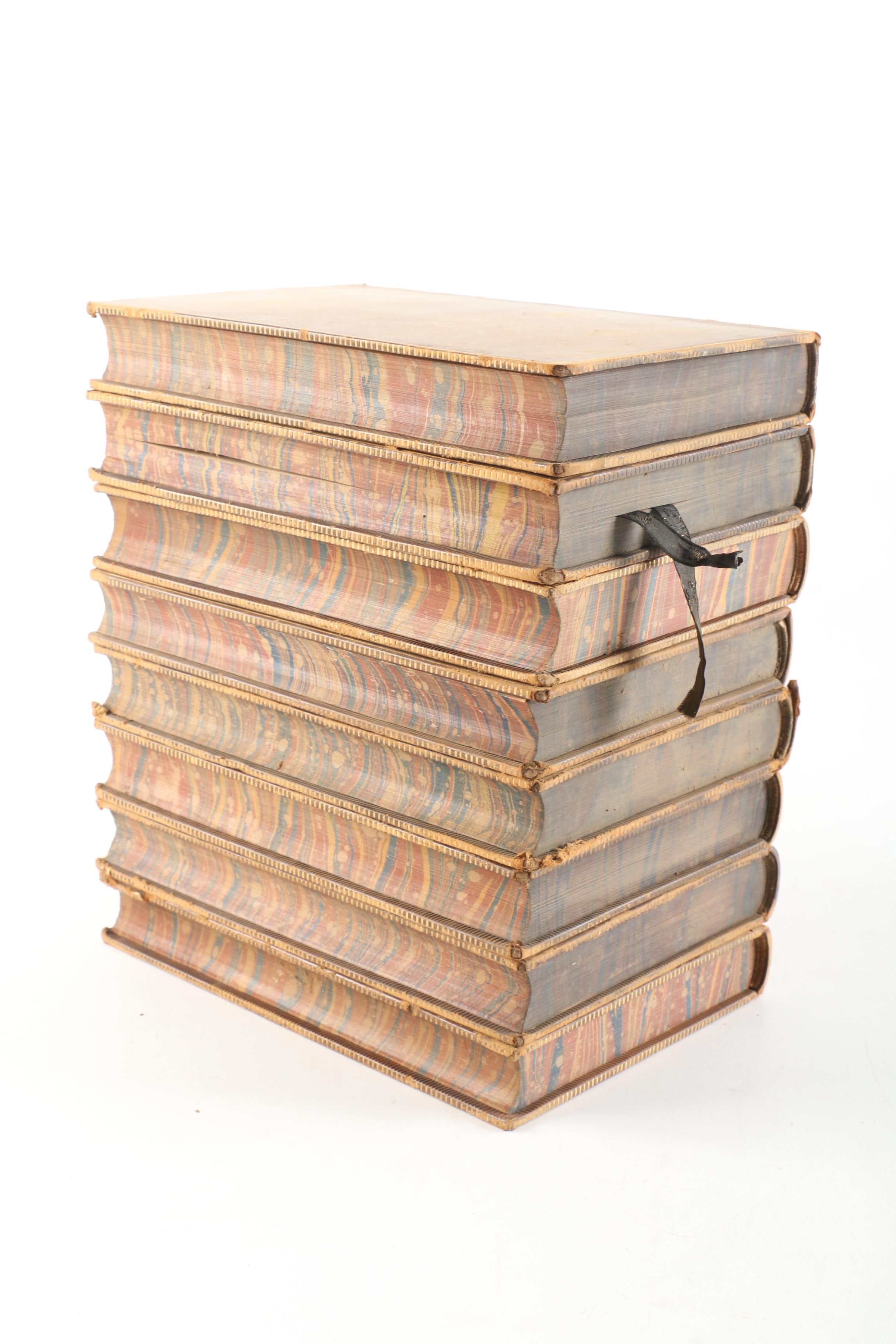 1857 Multi-Volume Set of "Waverley Novels" by Walter Scott