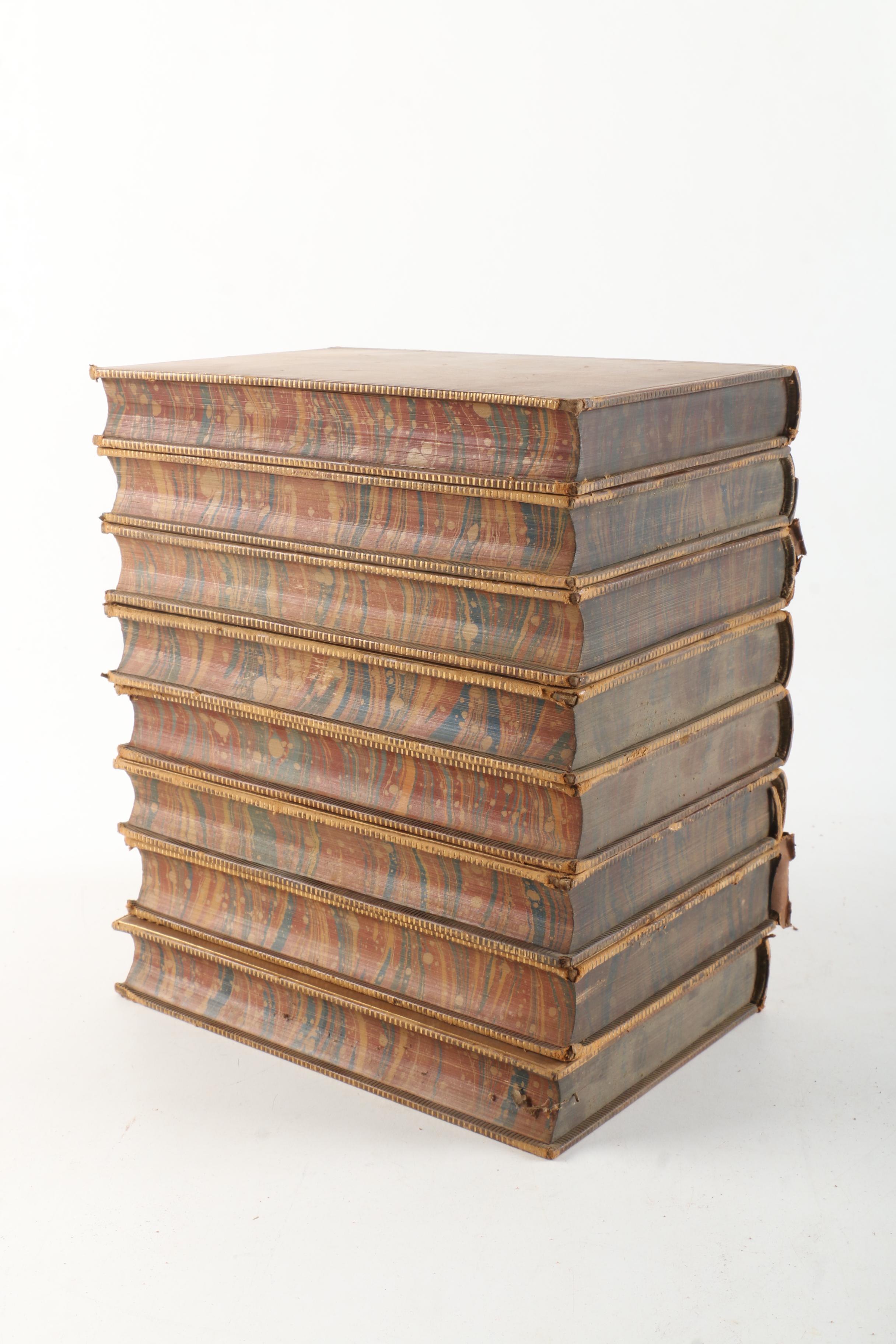 1857 Multi-Volume Set of "Waverley Novels" by Walter Scott