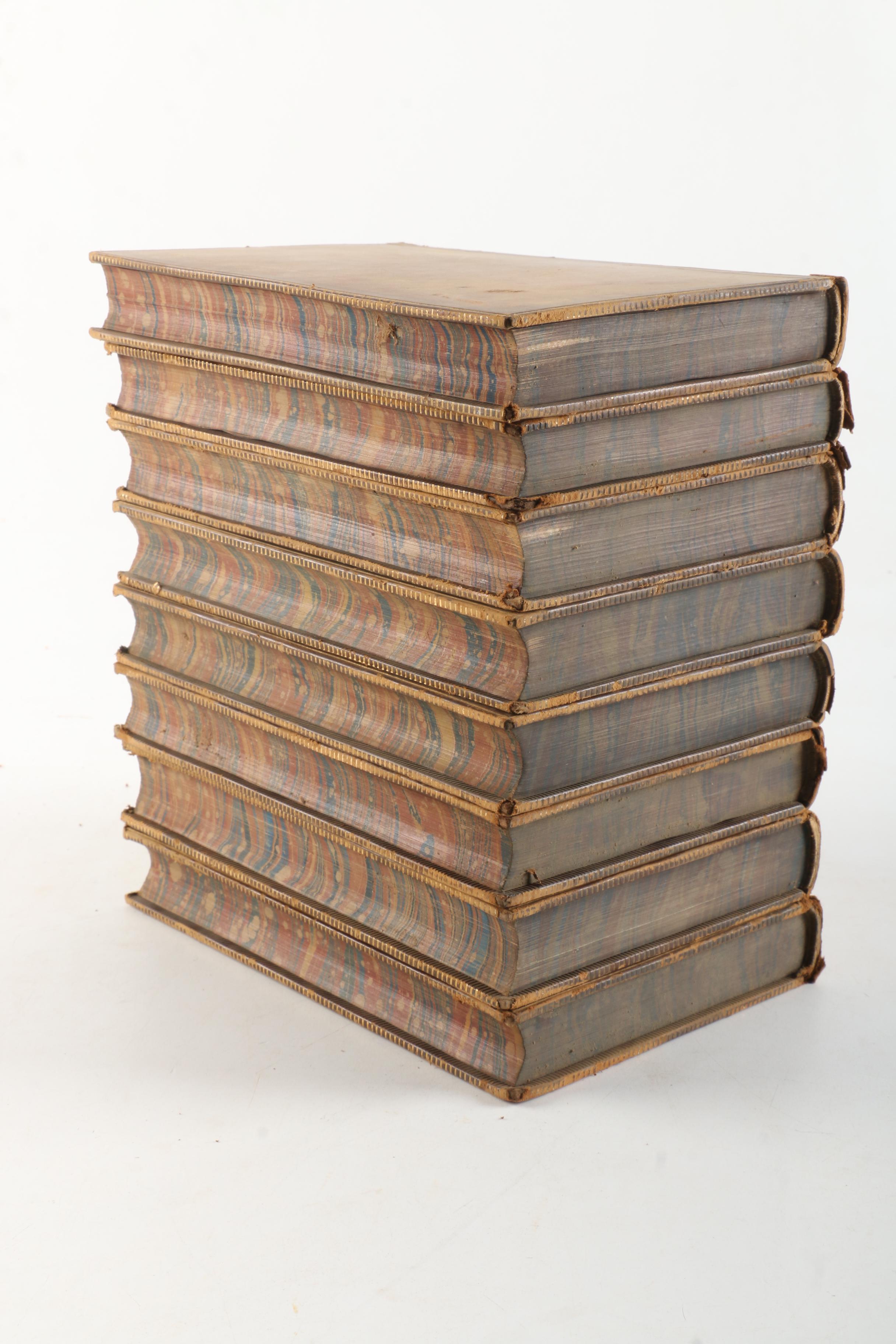 1857 Multi-Volume Set of "Waverley Novels" by Walter Scott