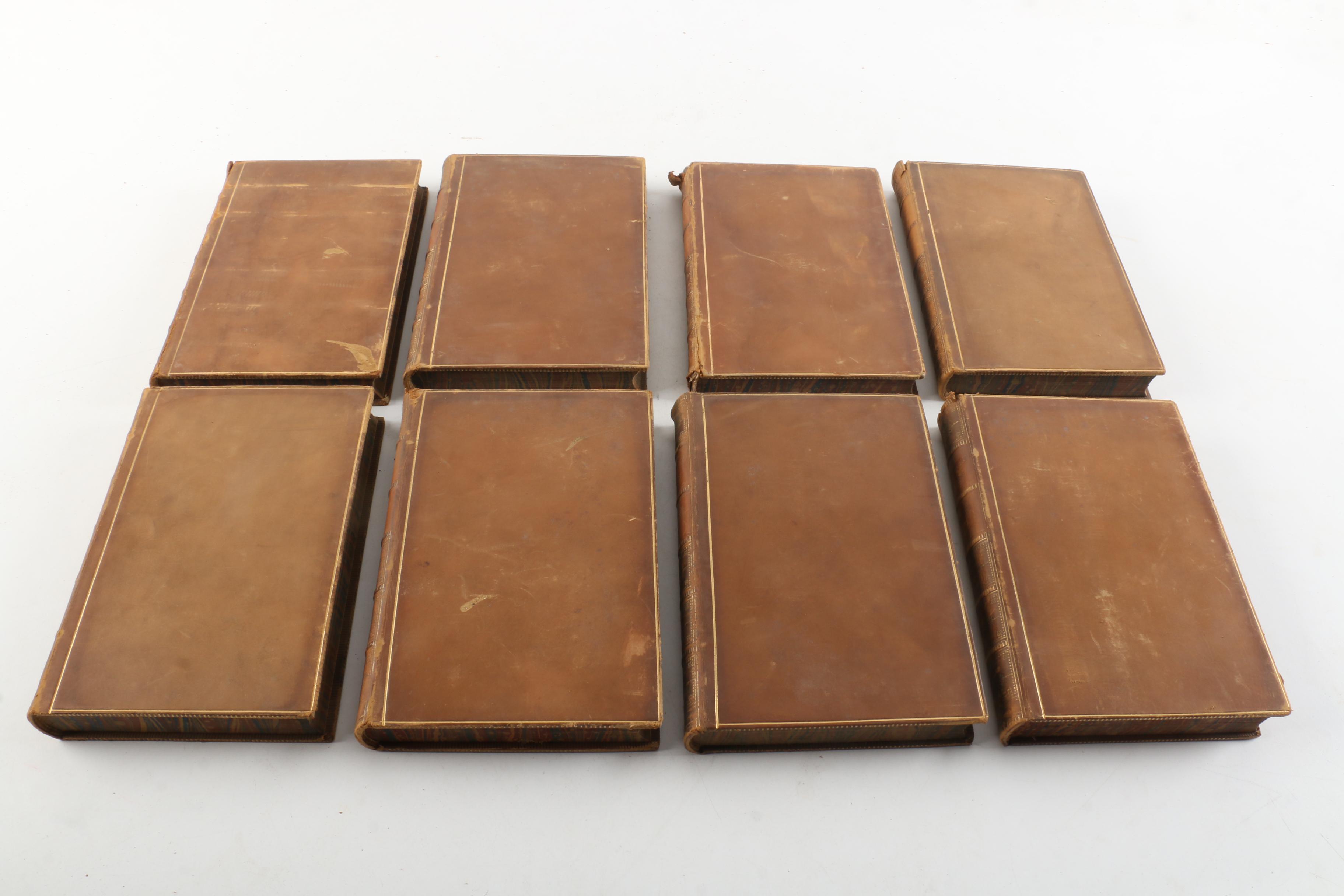 1857 Multi-Volume Set of "Waverley Novels" by Walter Scott