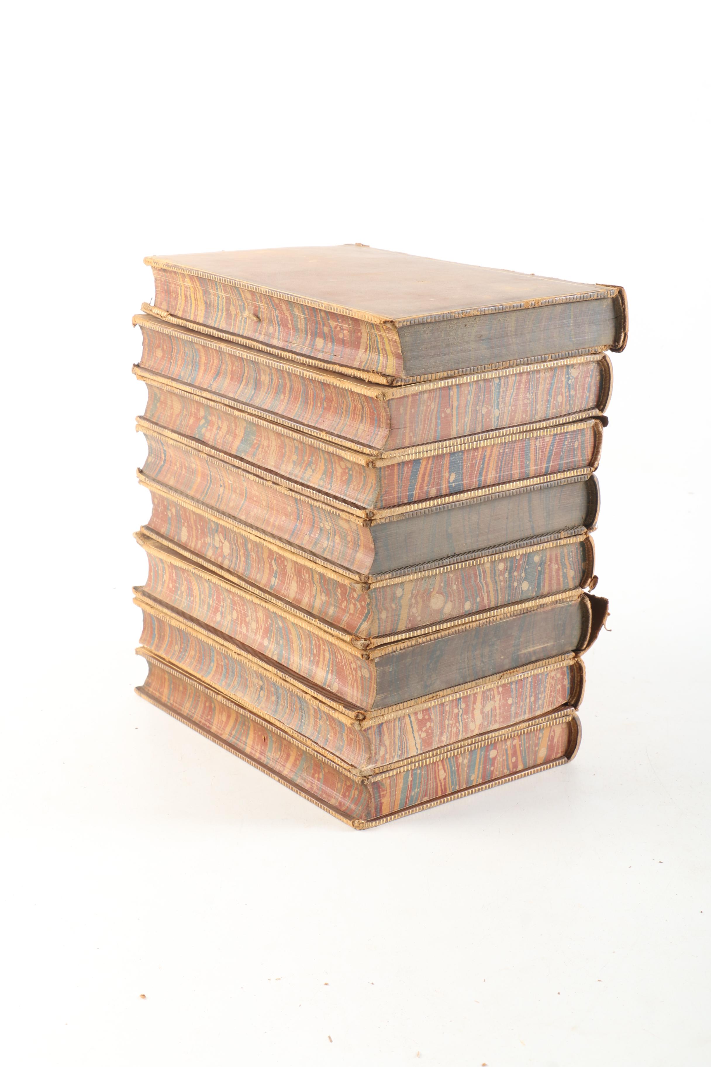 1857 Multi-Volume Set of "Waverley Novels" by Walter Scott