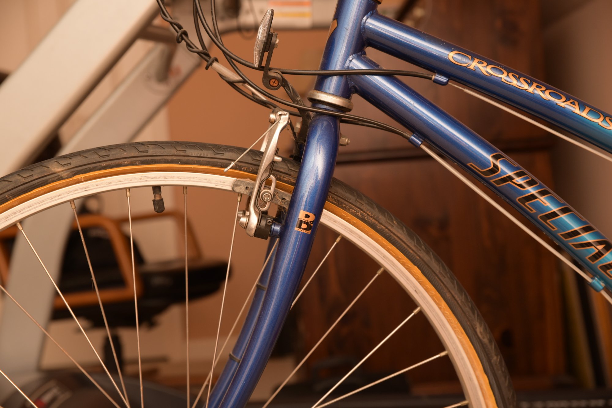 Specialized "Crossroads" Bicycle with Ascent Bike Trainer