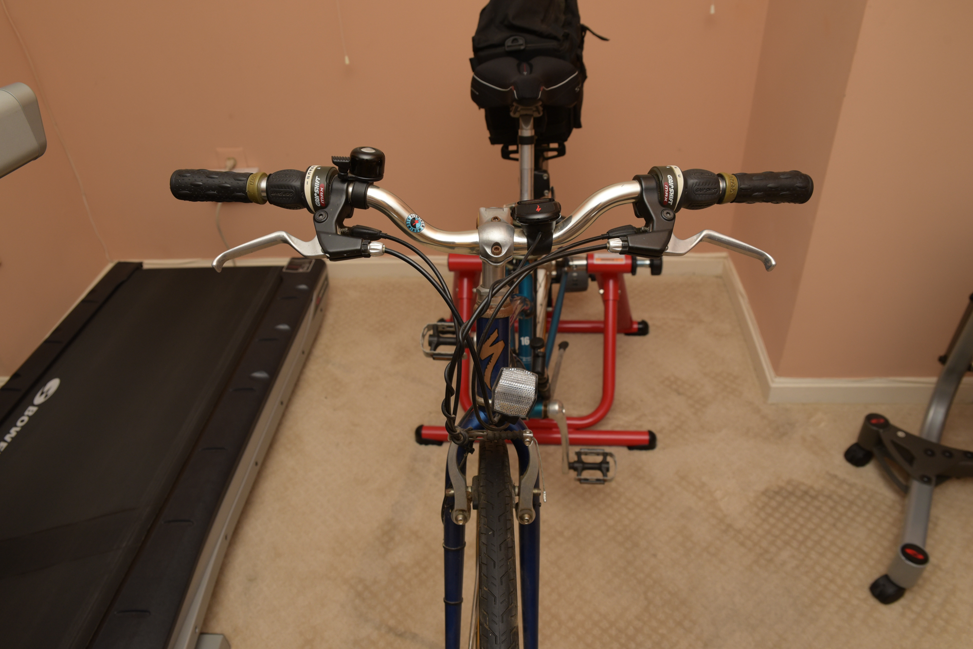 Specialized "Crossroads" Bicycle with Ascent Bike Trainer