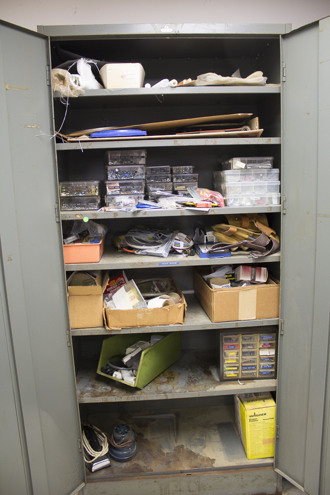 All-Steel Equipment Inc. Metal Two Door Cabinet with Fasteners and More