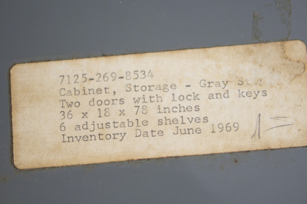 All-Steel Equipment Inc. Metal Two Door Cabinet with Fasteners and More